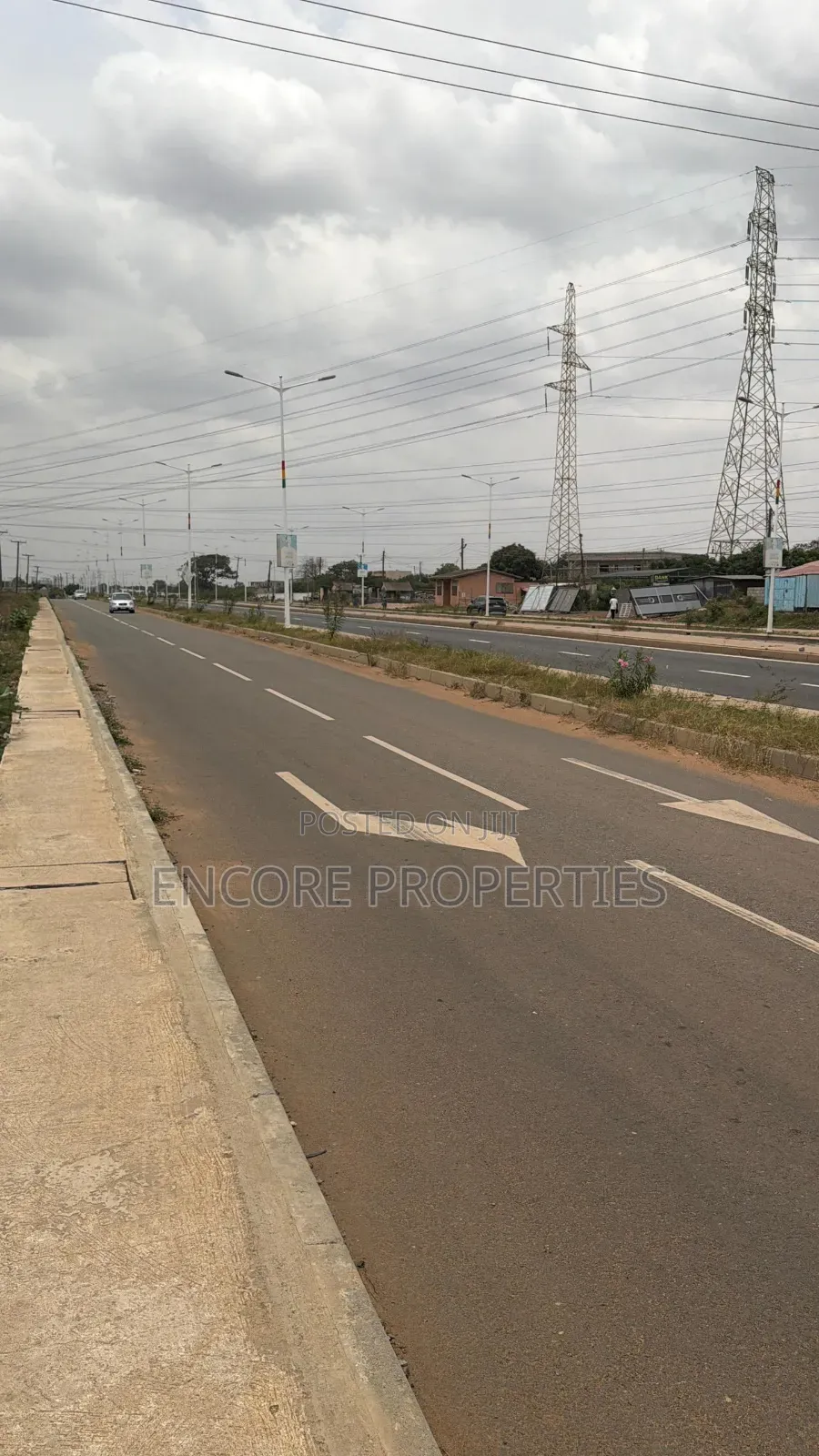 12 Plots of Road Side Land for Sale at Borteyman
