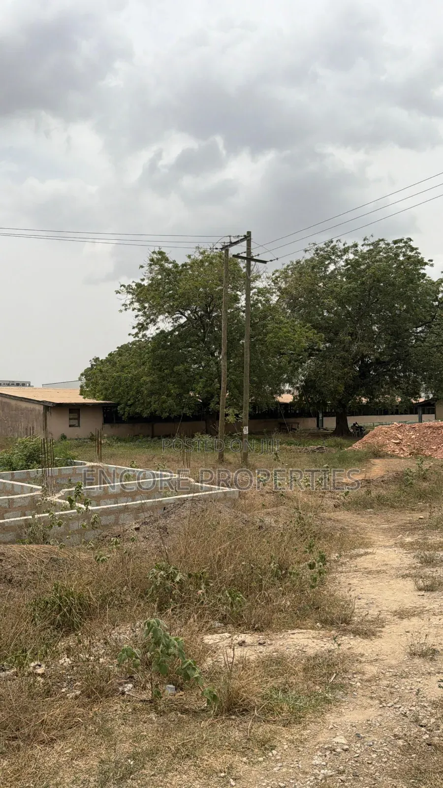 12 Plots of Road Side Land for Sale at Borteyman