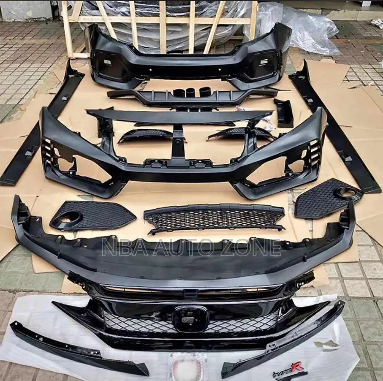 Honda Civic 2016-19 Turbo Sports Spec Bumper Front and Back Body Kit