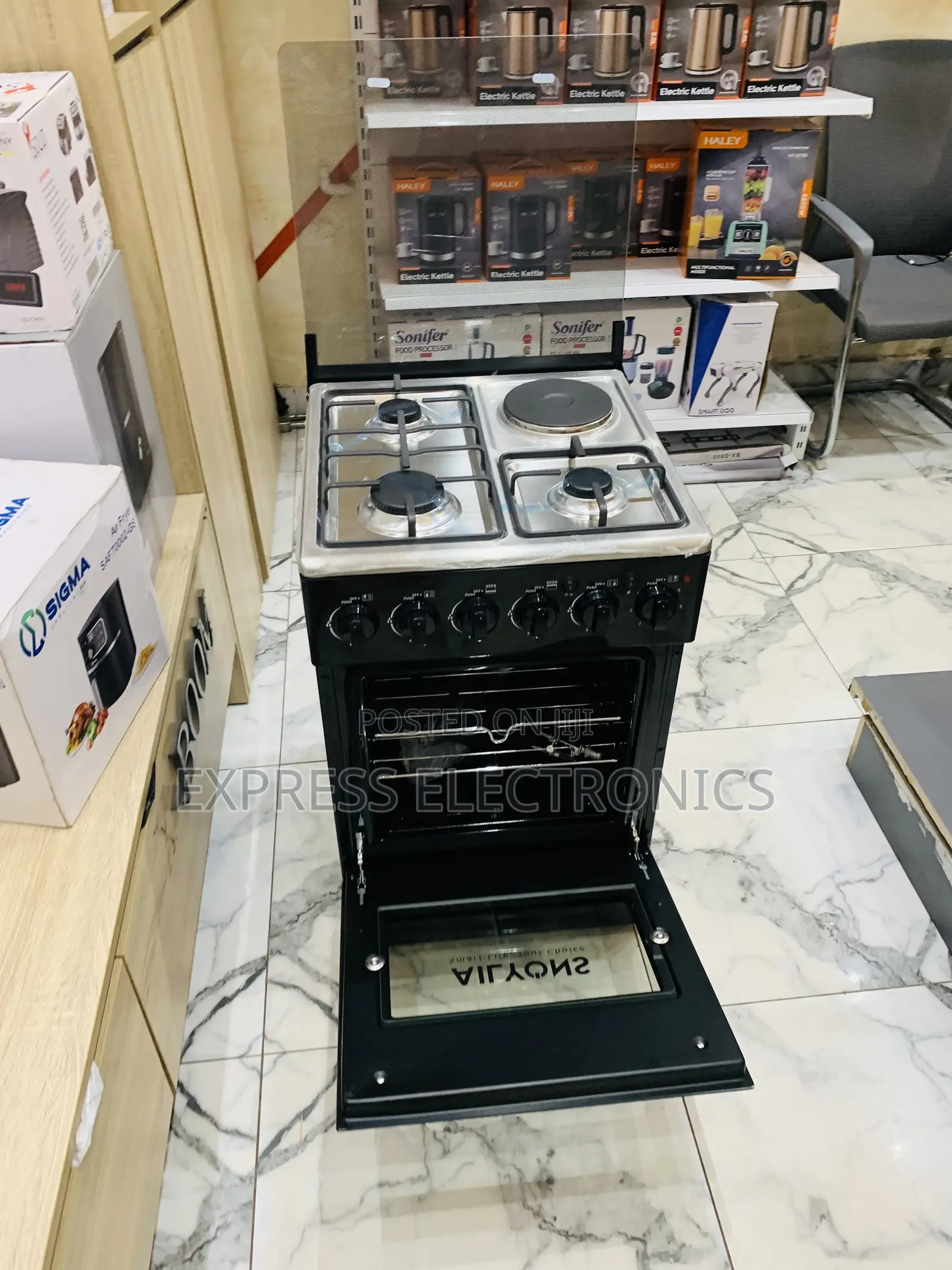 Available Now at Store Gas Electric 3-1 Auto Ignition Oven Rotisserie