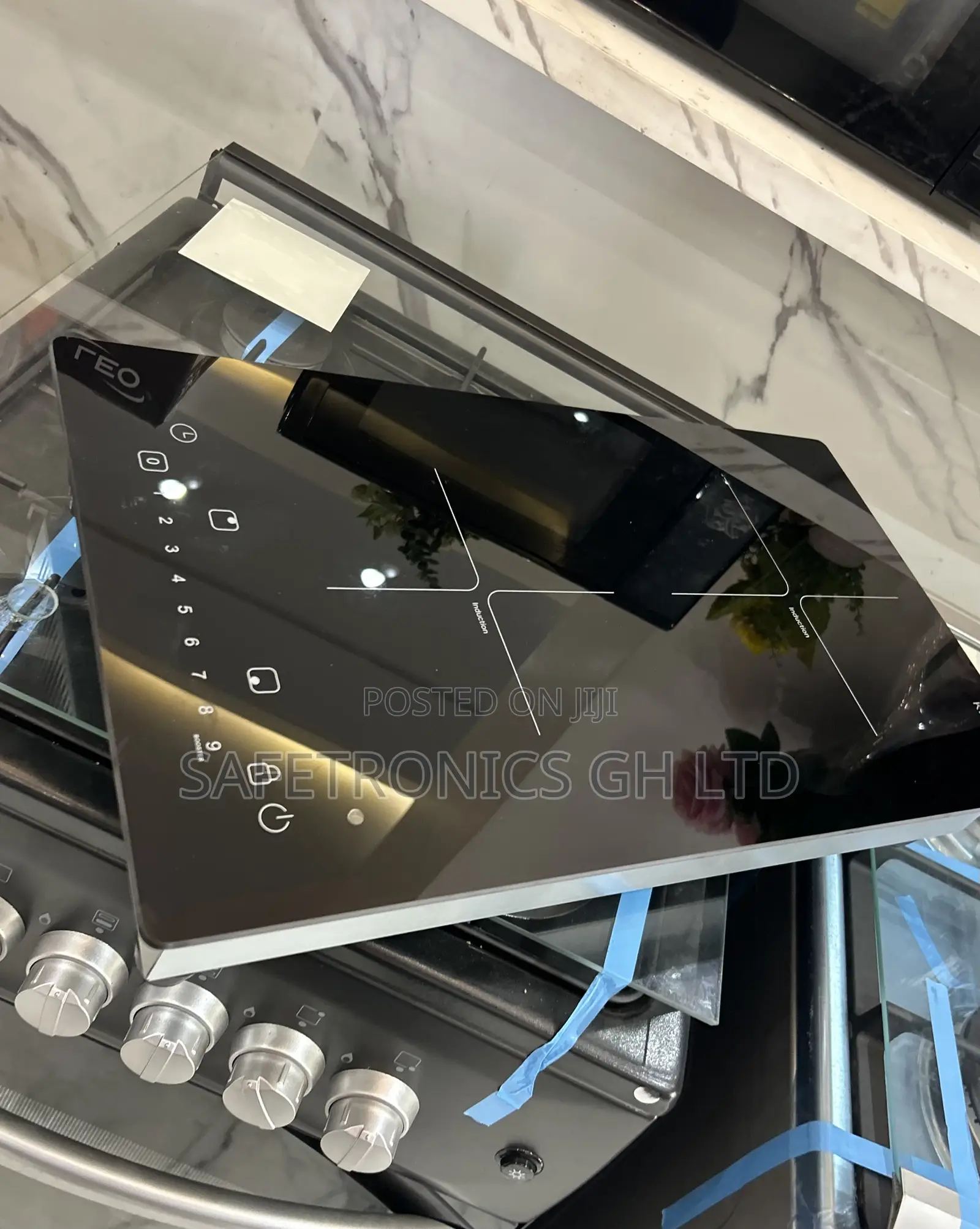 Shop Unique Fast 2 Electric 60cm Black Hob Cooker Kenwood