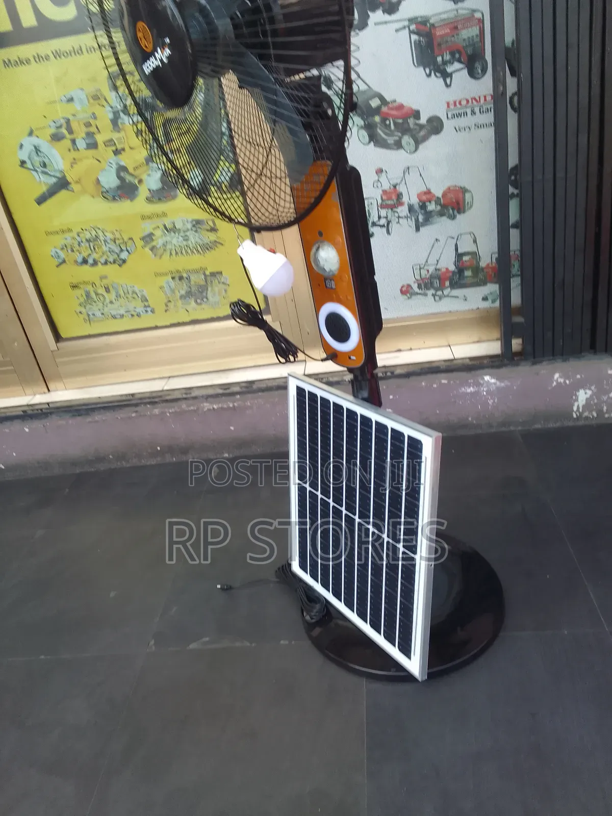 Rechargeable Solar Fan