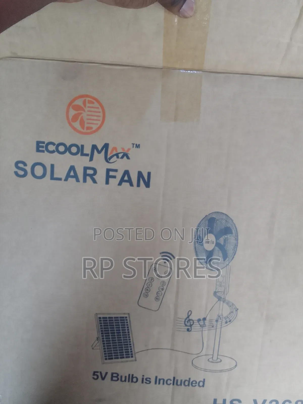 Rechargeable Solar Fan