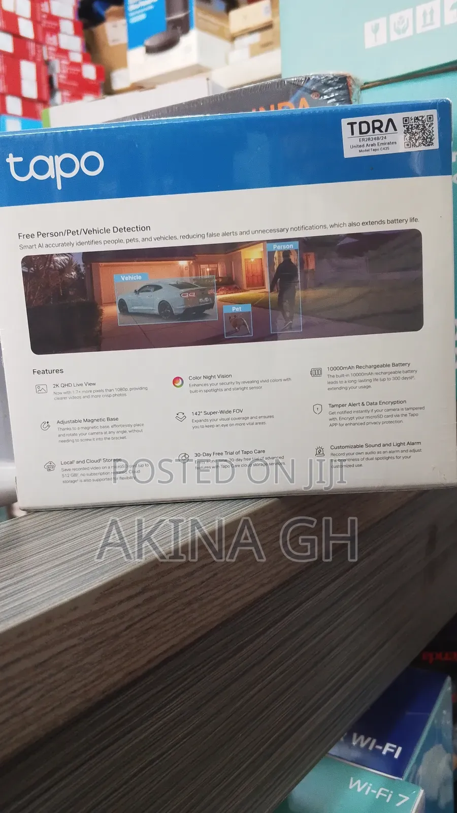 Tapo Battery Powered Outdoor Security Camera (Tapo C425)