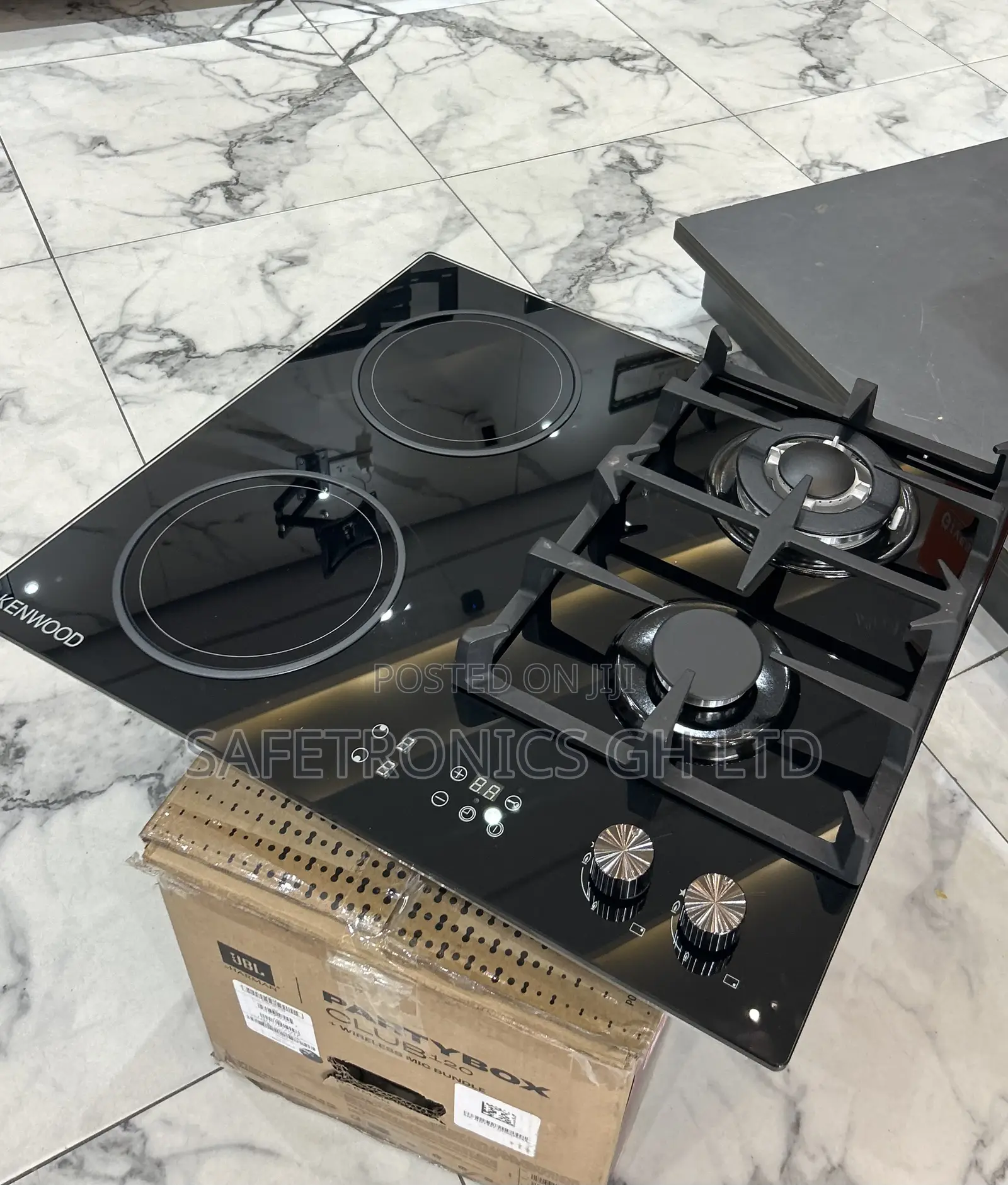 Newly Approved 60cm 2 Gas 2 Electric Kenwood Black Fast Cooker
