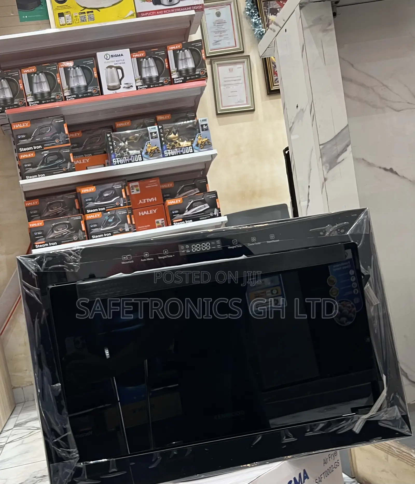 Zealous Fast in-Built Kenwood Black Electric Microwave