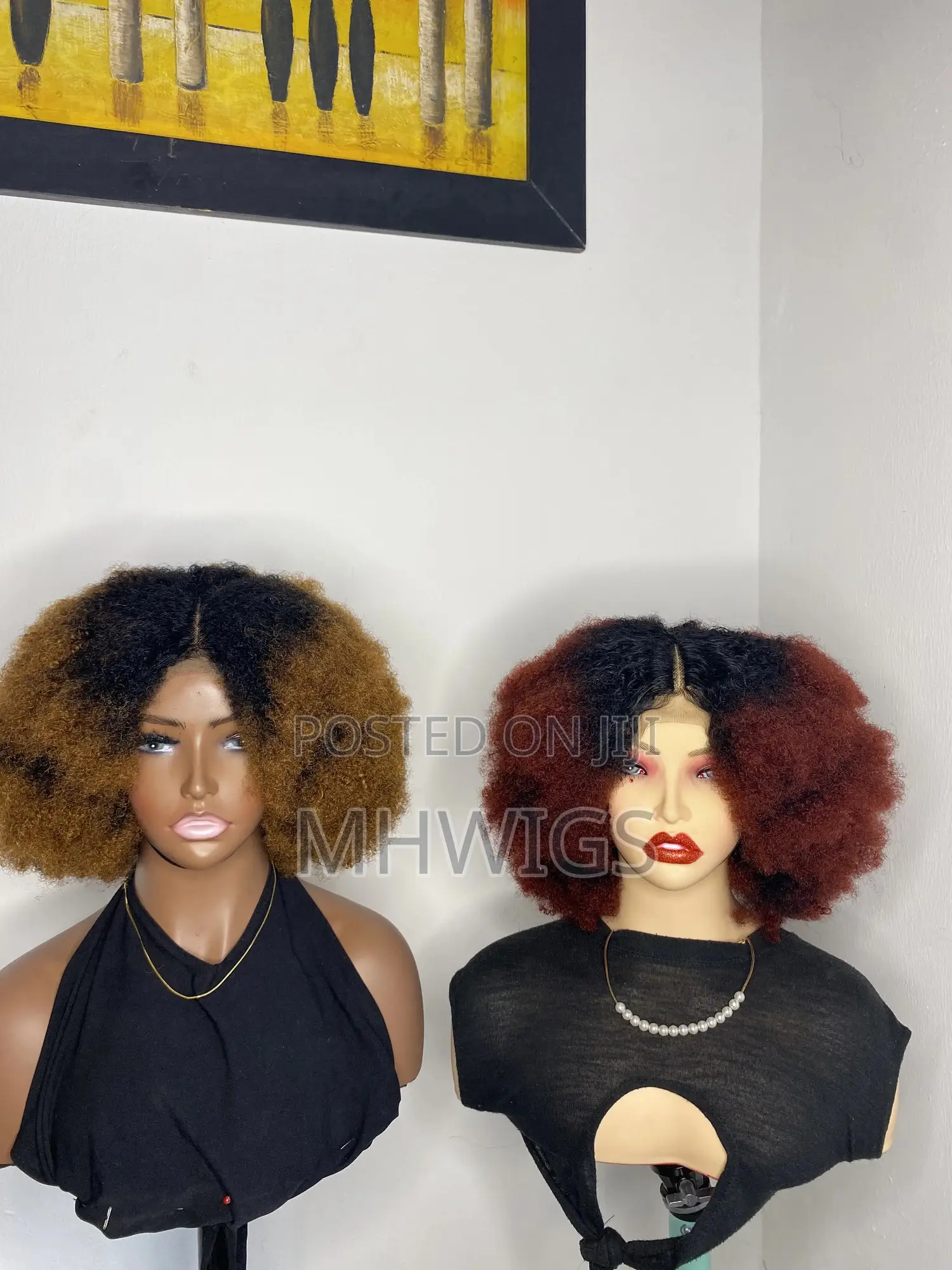100% Human Afro Wig