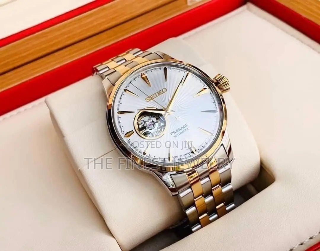 Seiko Presage Cocktail Time Open-Heart Automatic Watch