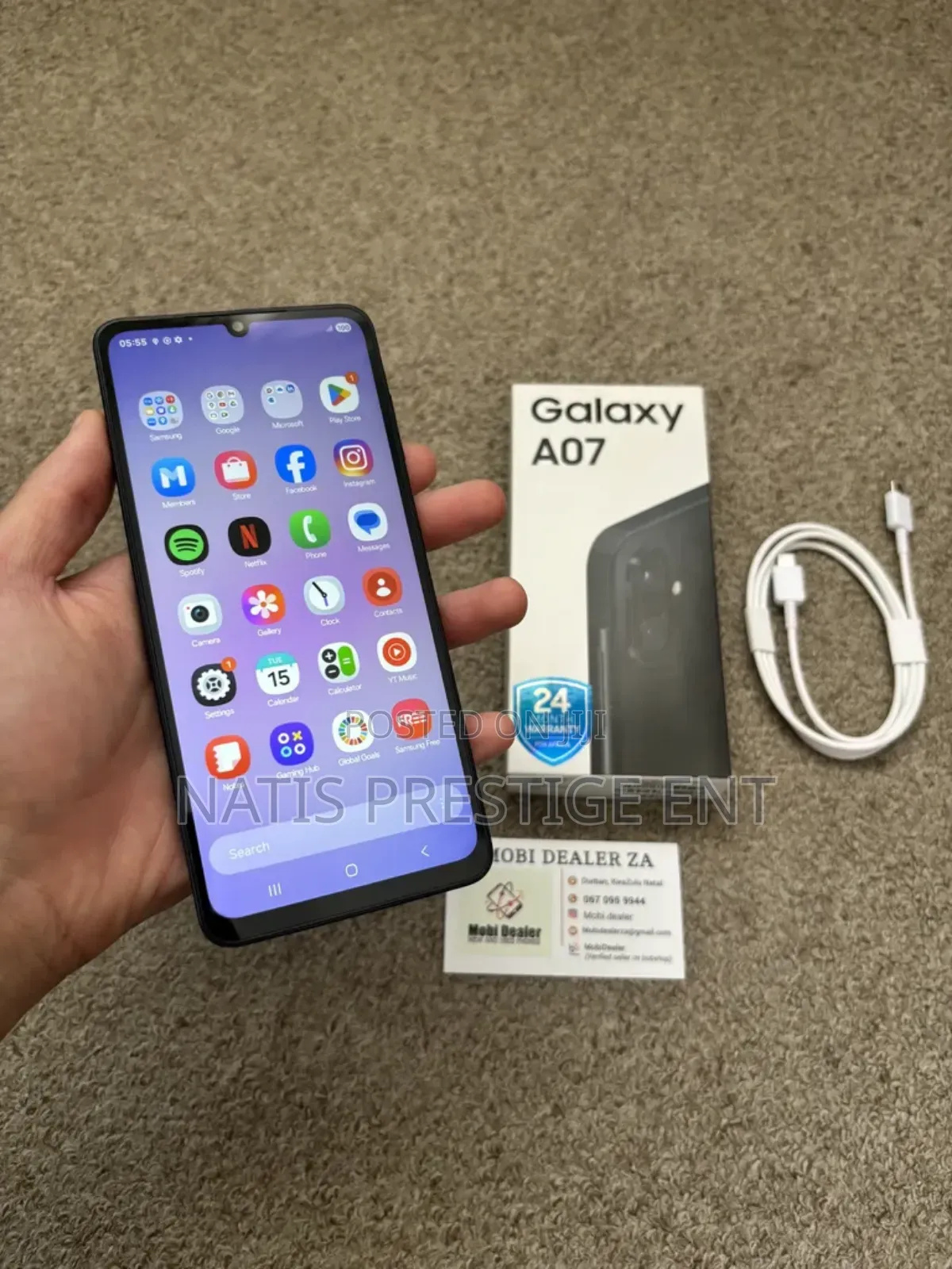 New Samsung Galaxy A07 256 GB Black