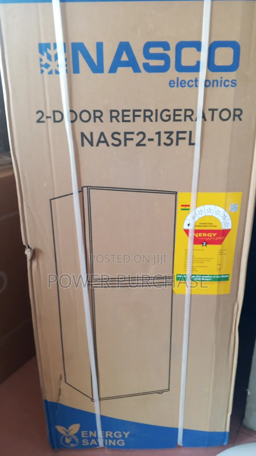 Authentic 2-Door Nasco Refrigerator Nasf2-13fl