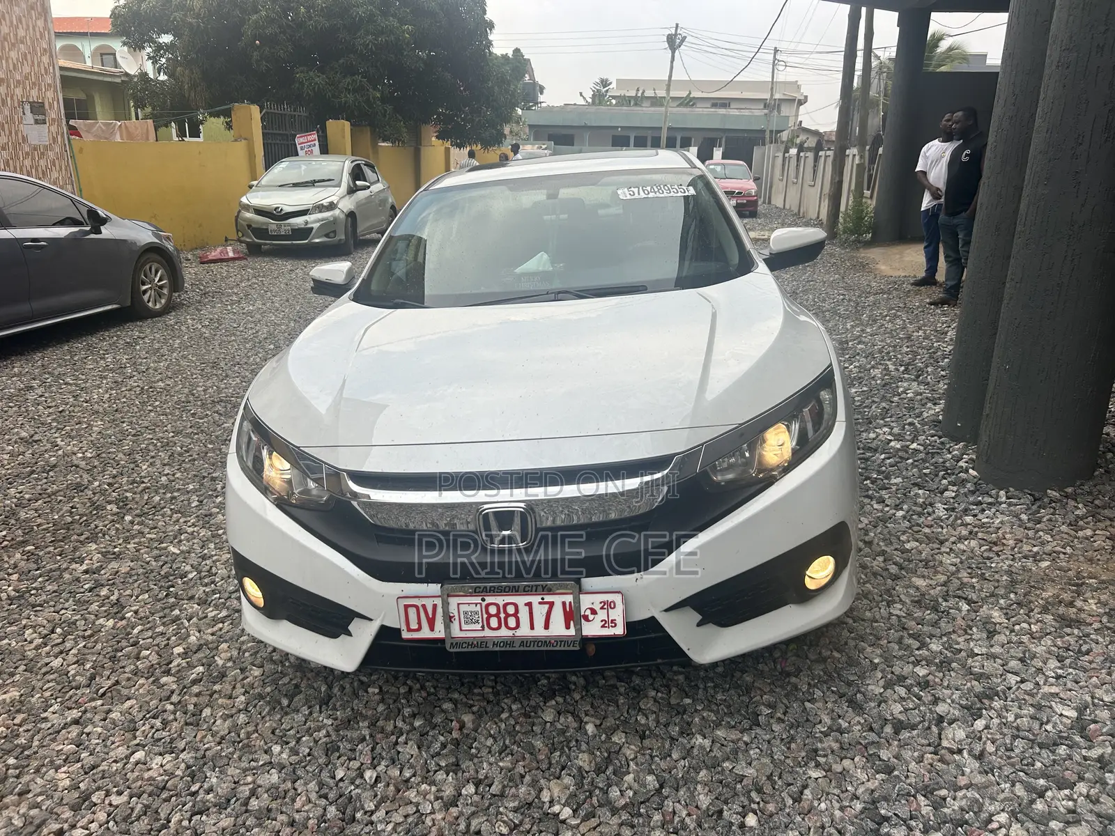 Honda Civic EX-L Sedan 2019 White