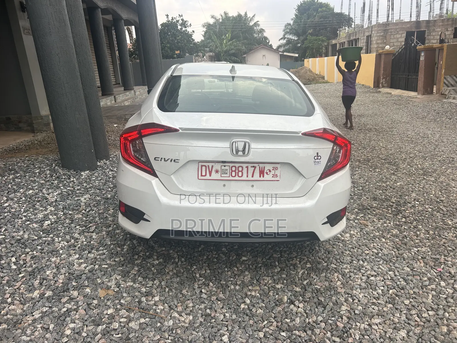 Honda Civic EX-L Sedan 2019 White