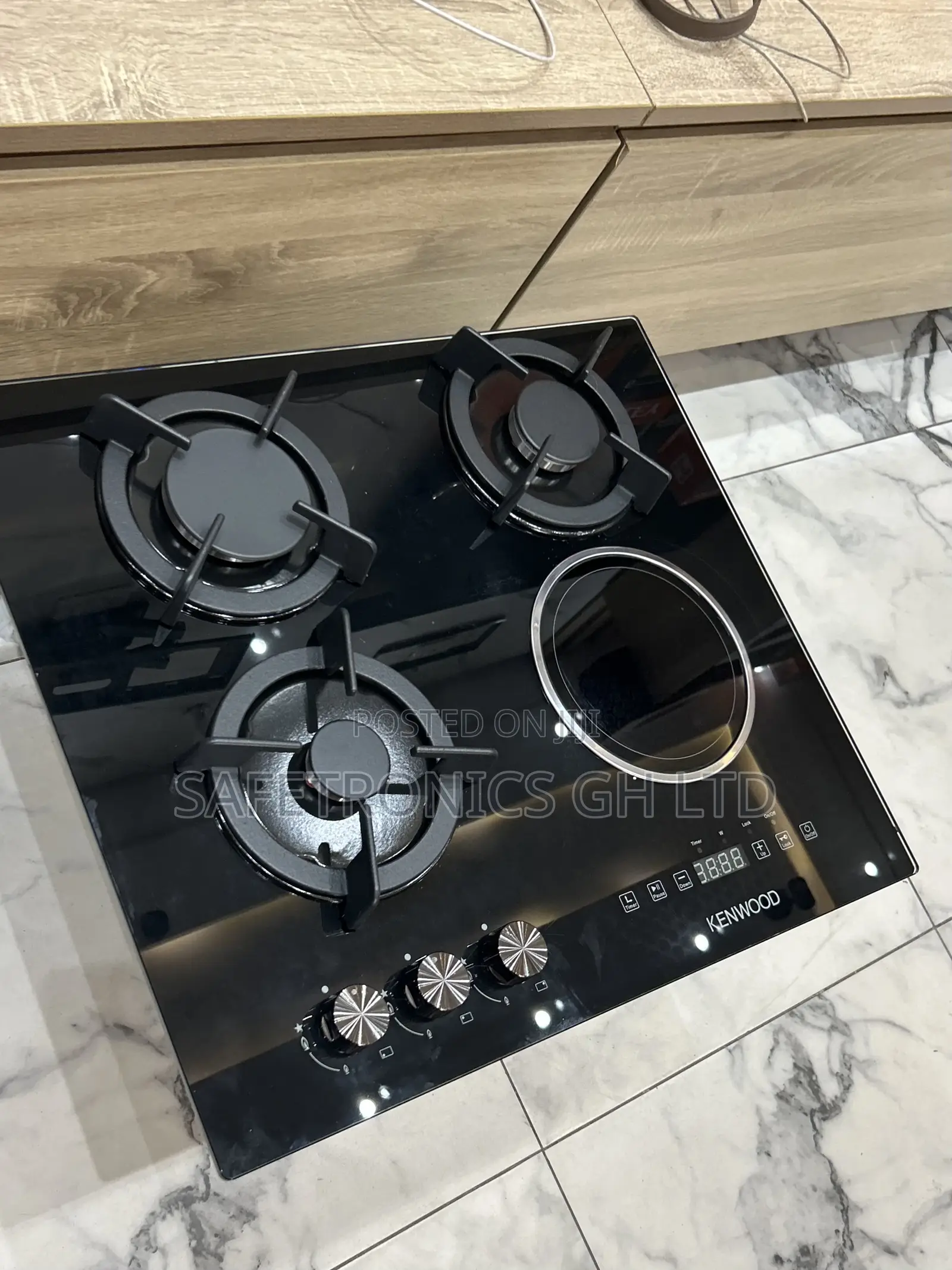 Call or Text for Kenwood 60cm in-Built 3 Gas 1 Electric Hob