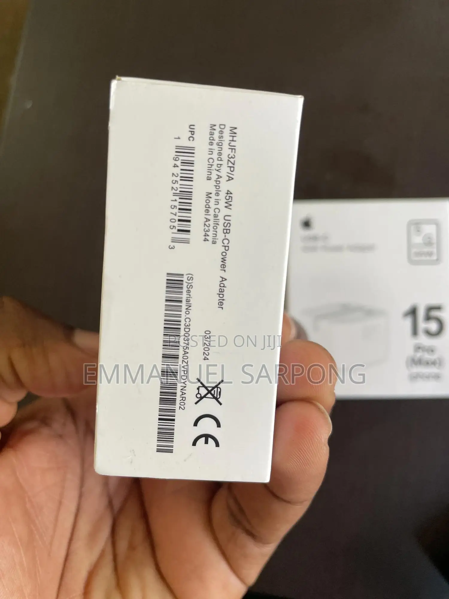 45w Usb-C Fast Charging Power Adapter