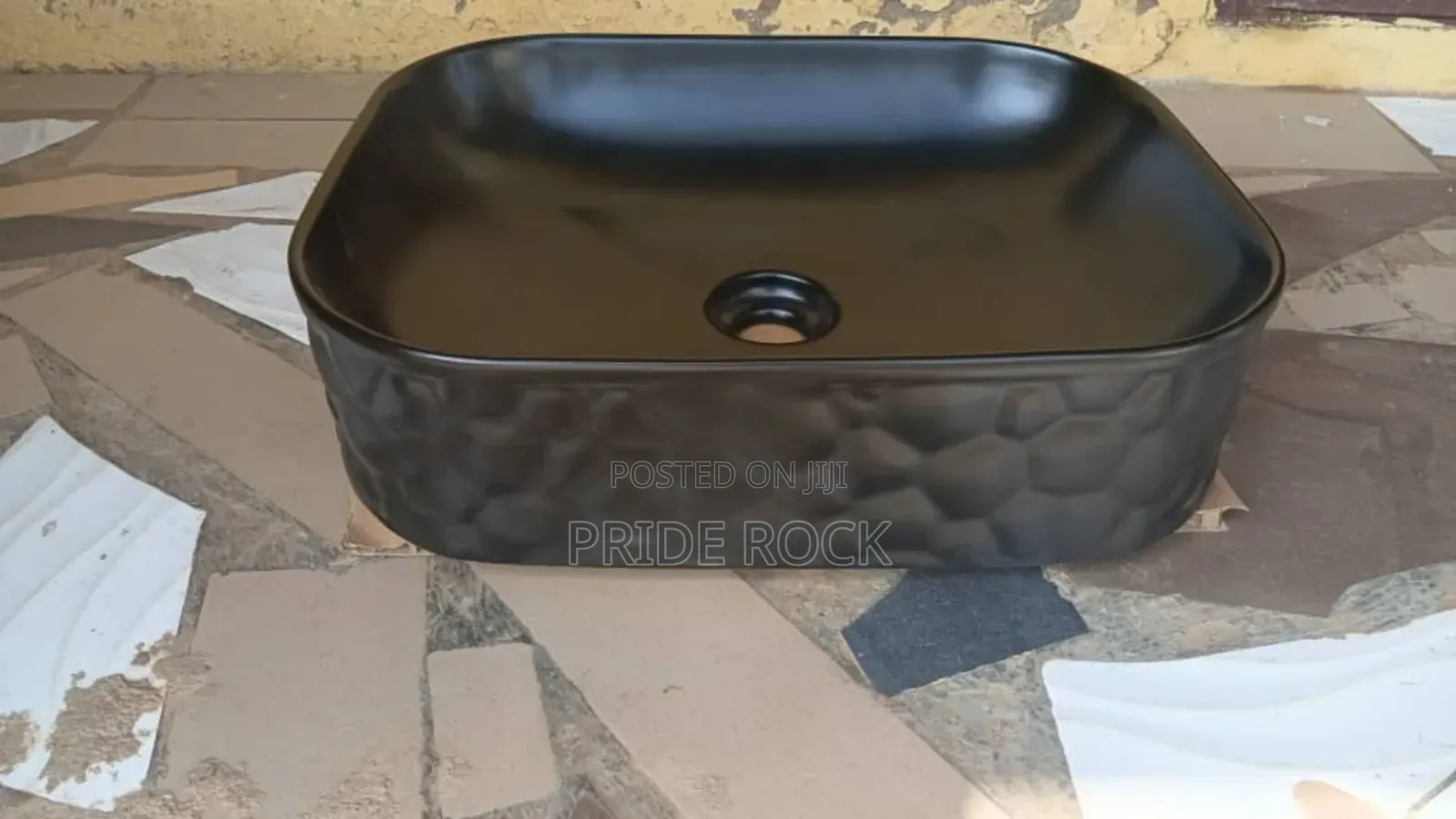 Black Counter Top Basin L, Pedicure Bowl