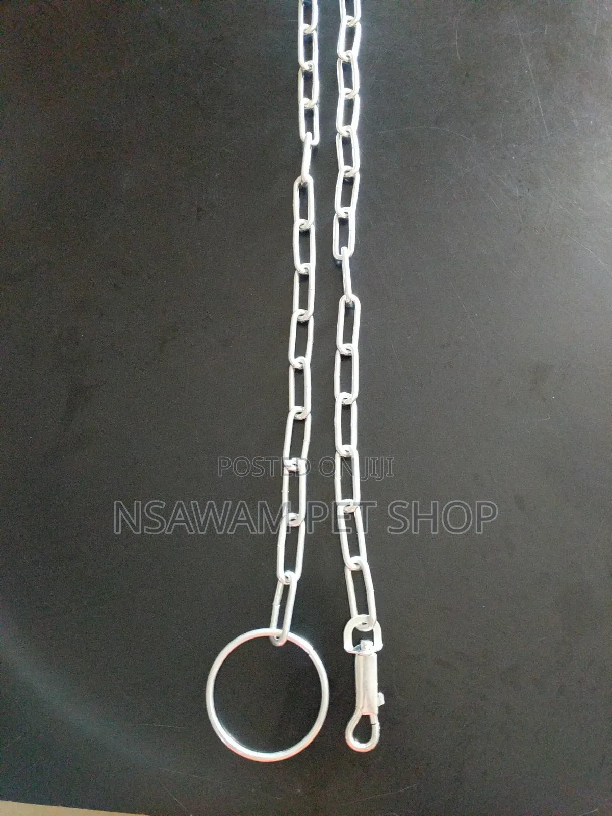 Ring Handle Pet Chain With Big Hook
