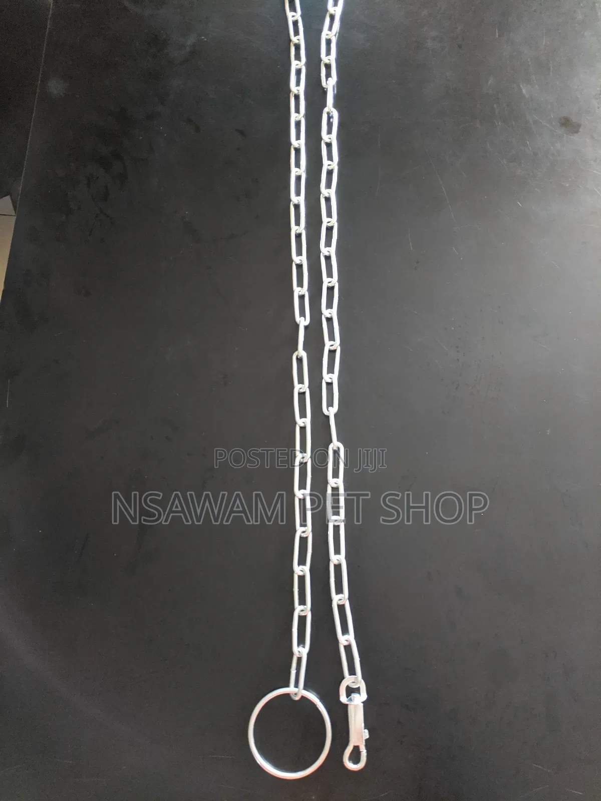 Ring Handle Pet Chain With Big Hook
