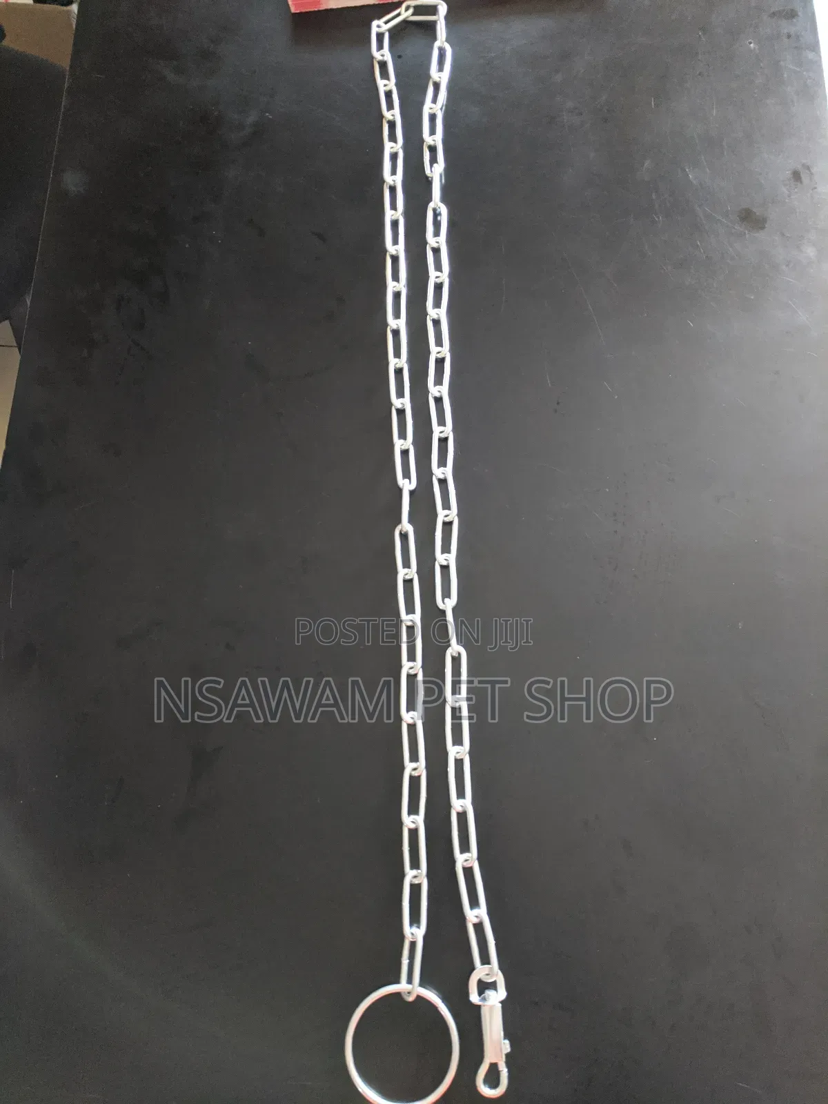 Ring Handle Pet Chain With Big Hook