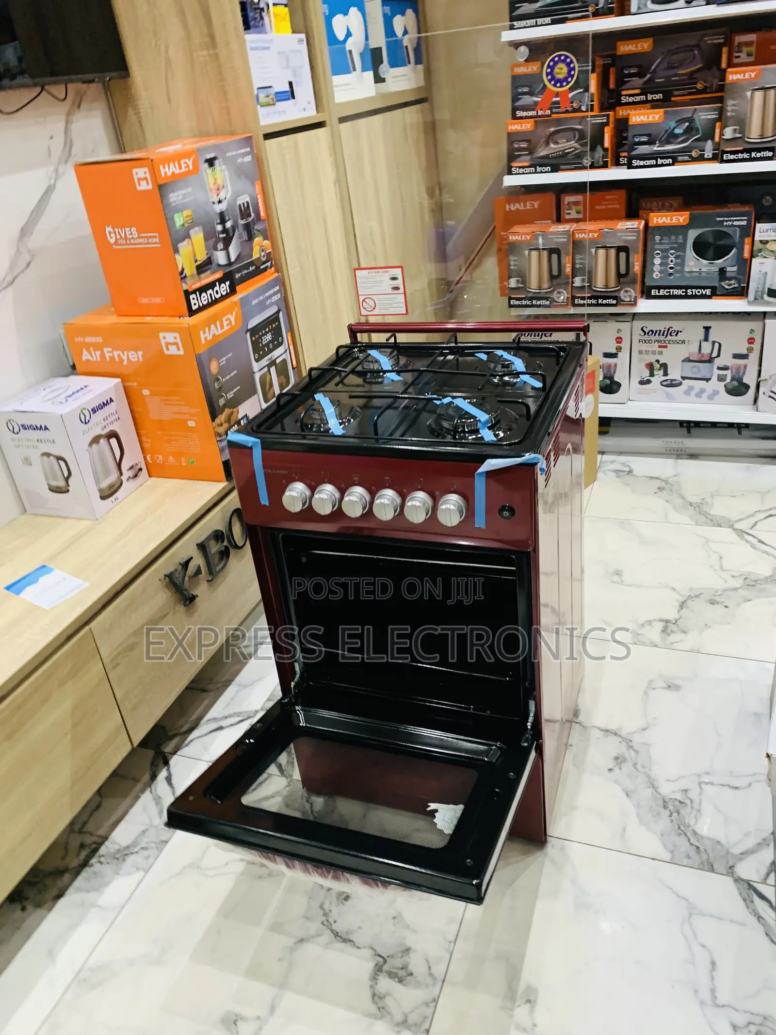 Text Us for Your Gas Cooker 4burner Volcano 50-50.