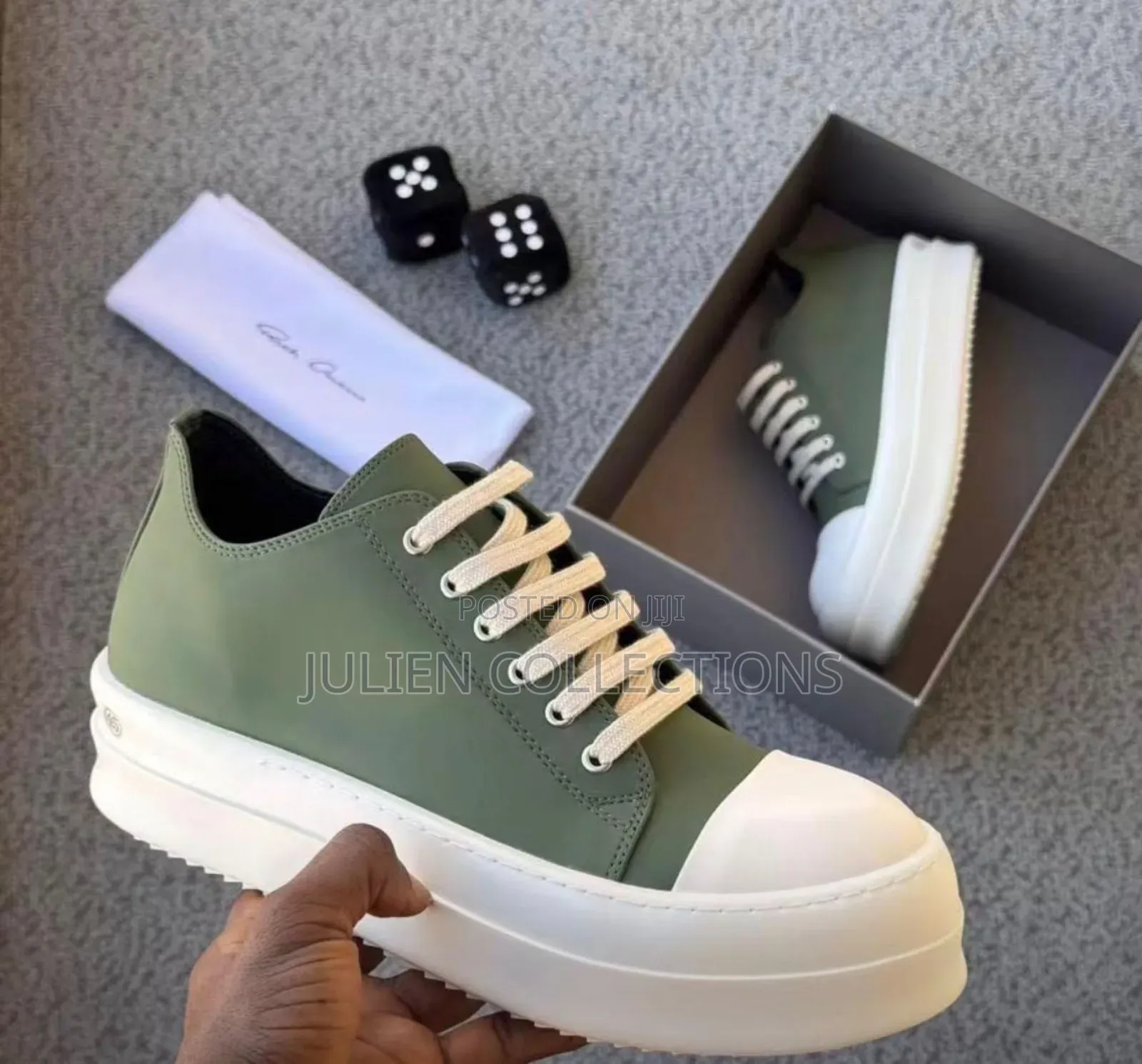 Rick Owen Original Green and White