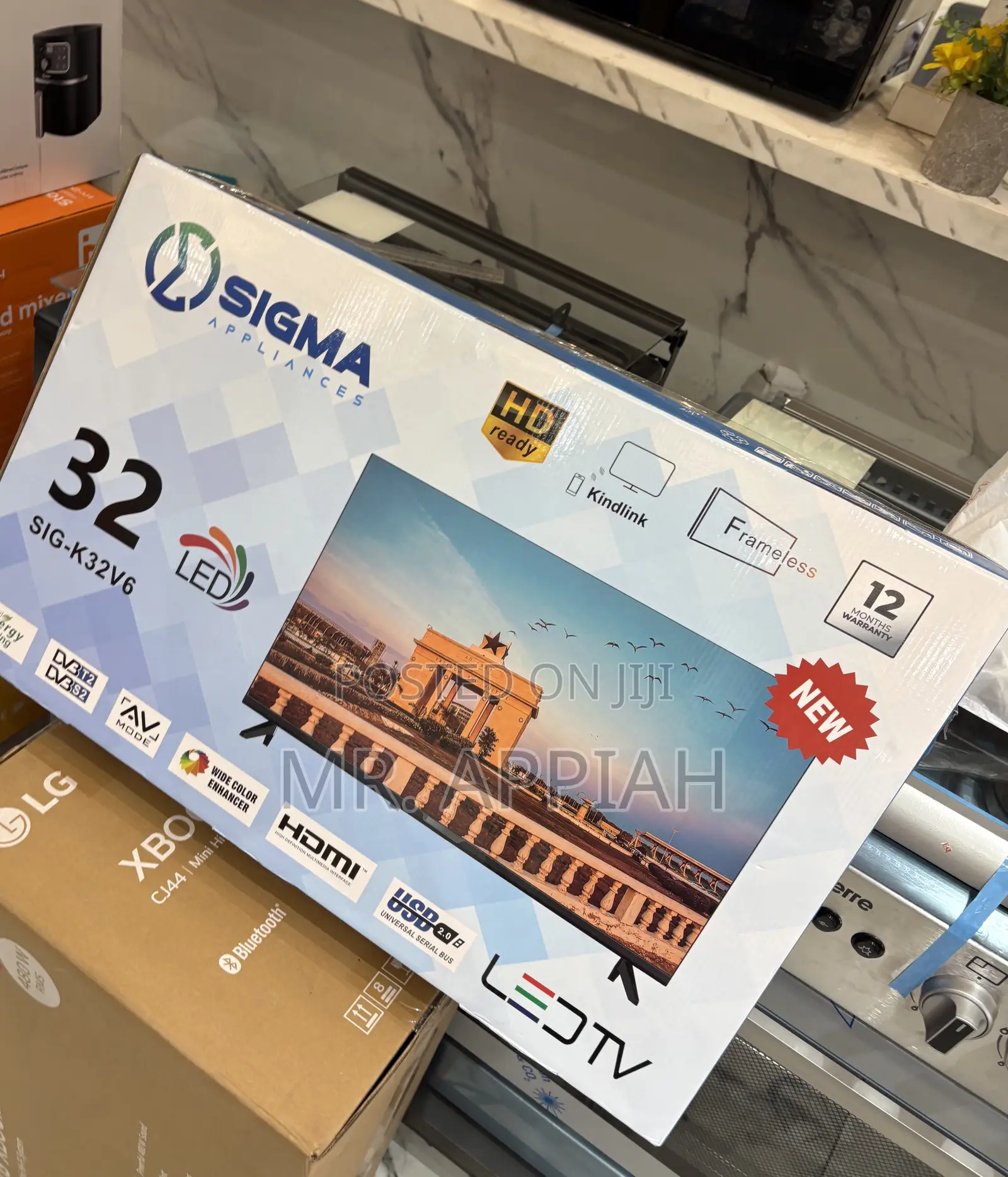 Unique Design Sigma Sig-K32v6 Full Hd Digital Frameless Television 