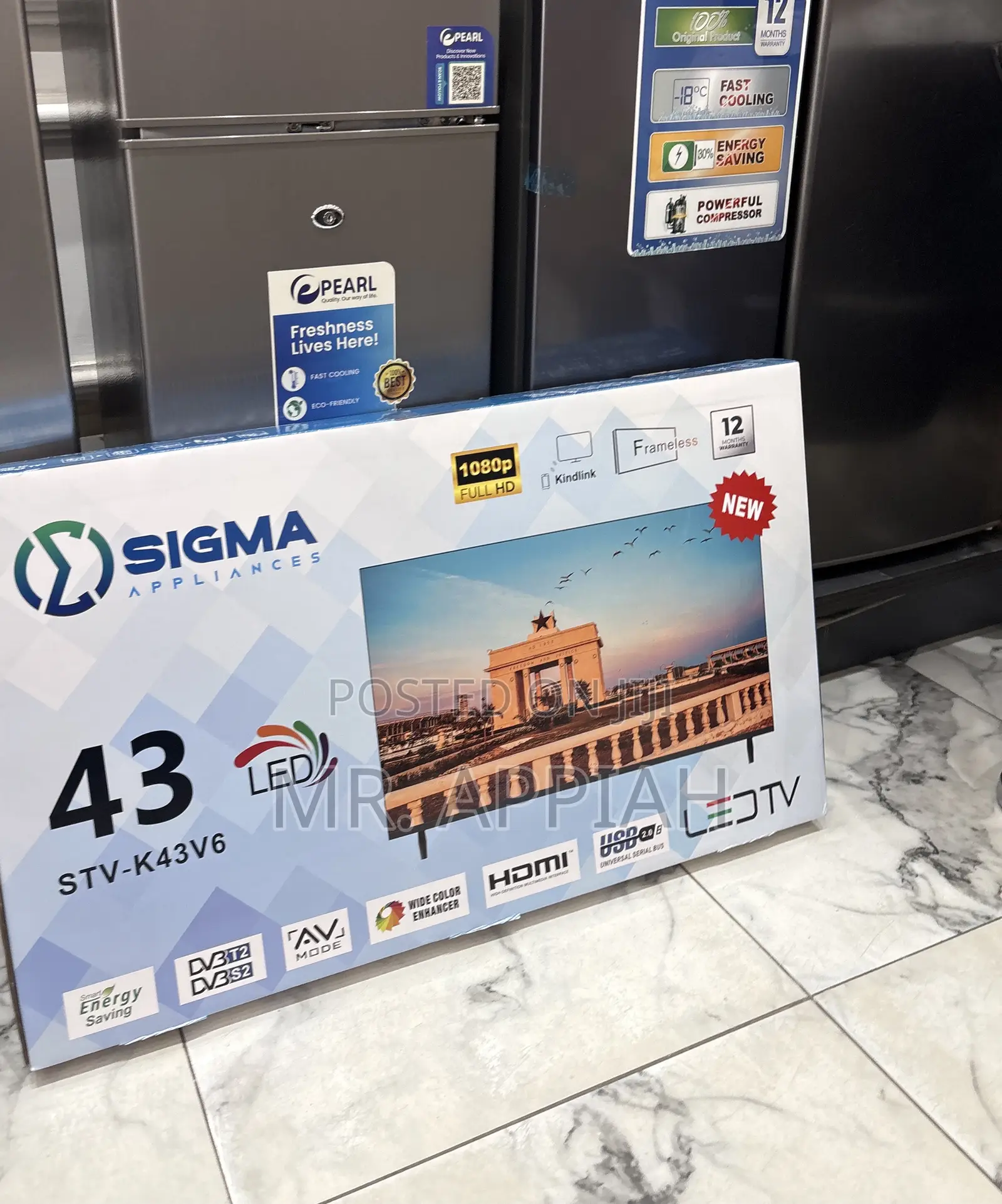 Brand New Sigma Sig-K43v6 43” FHD Digital Satellite Television