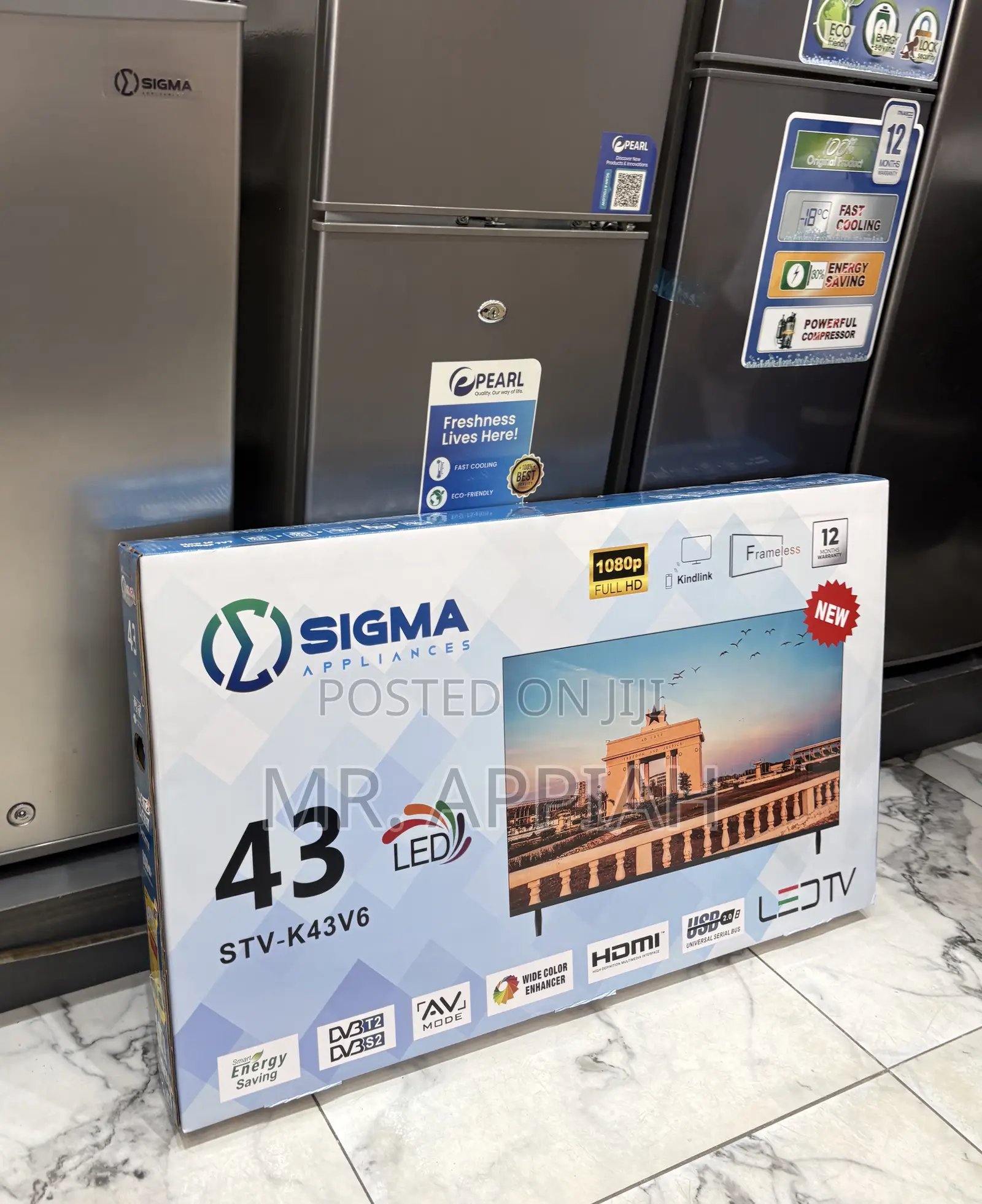 Brand New Sigma Sig-K43v6 43” FHD Digital Satellite Television