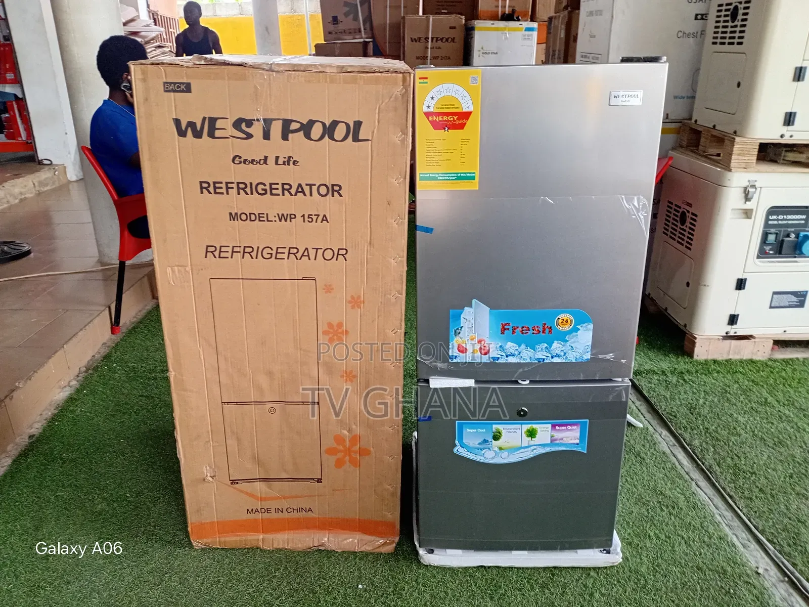 Westpool 157a 117l Combi Fridge – Premium Double Door Refrigerator117l