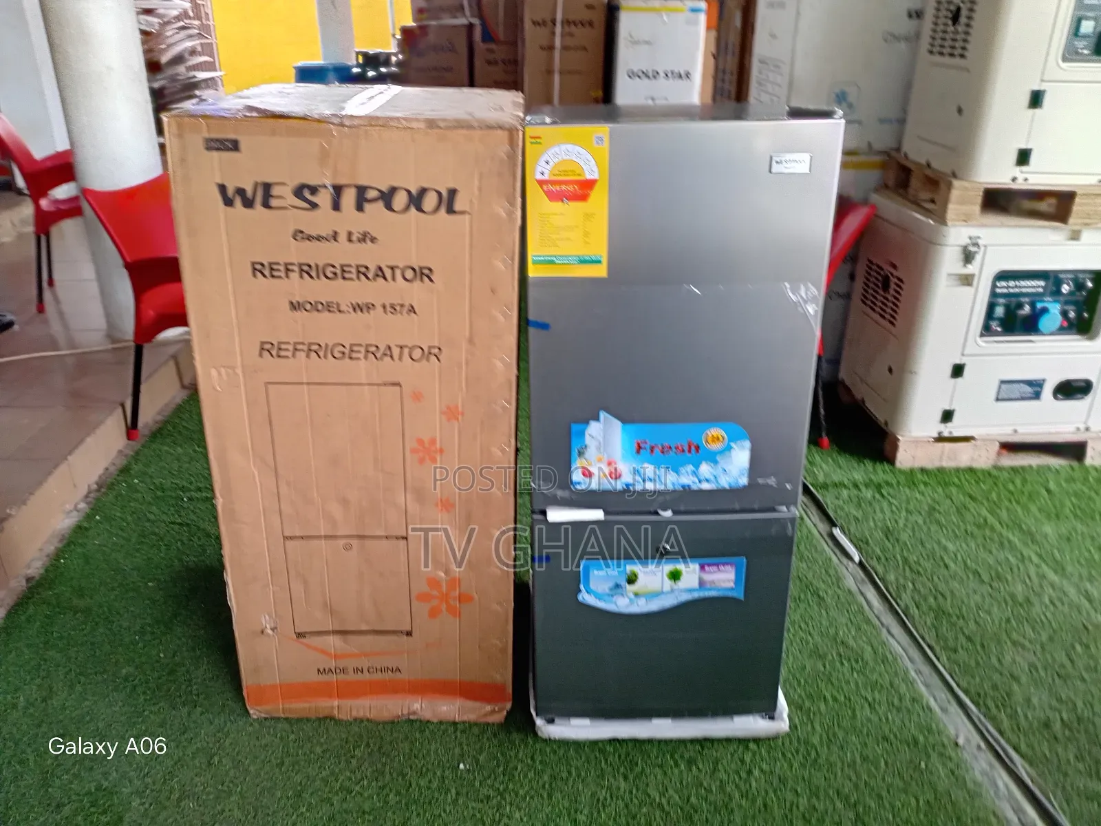 Westpool 157a 117l Refrigerator – Premium Double Door Fridge Silver117