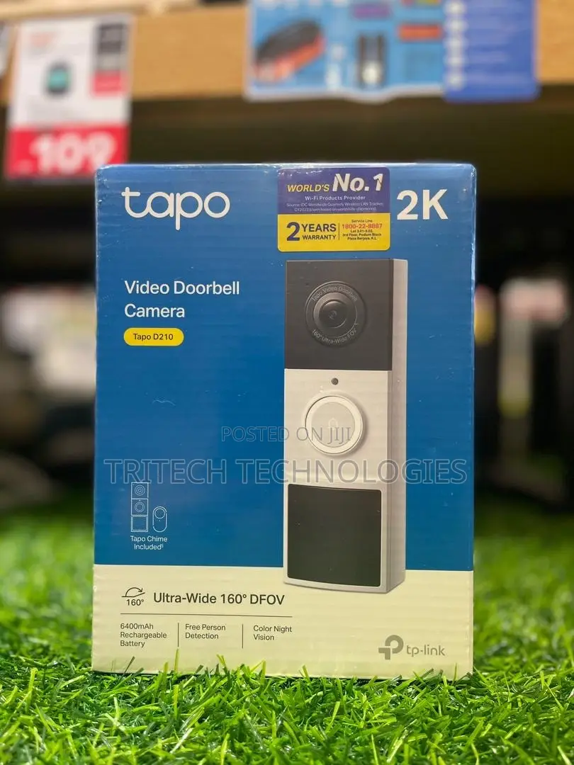 Tp-Link Tapo D210 W/L Video Doorbell Camera