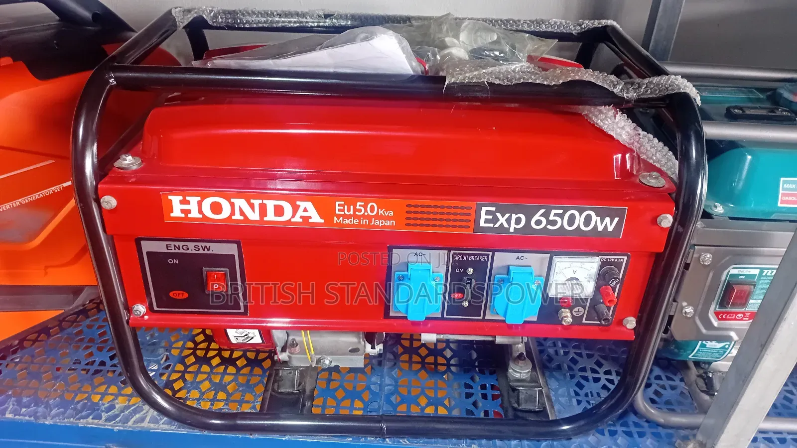 Compact 5.0kva Honda Petrol Generator Energy Saver