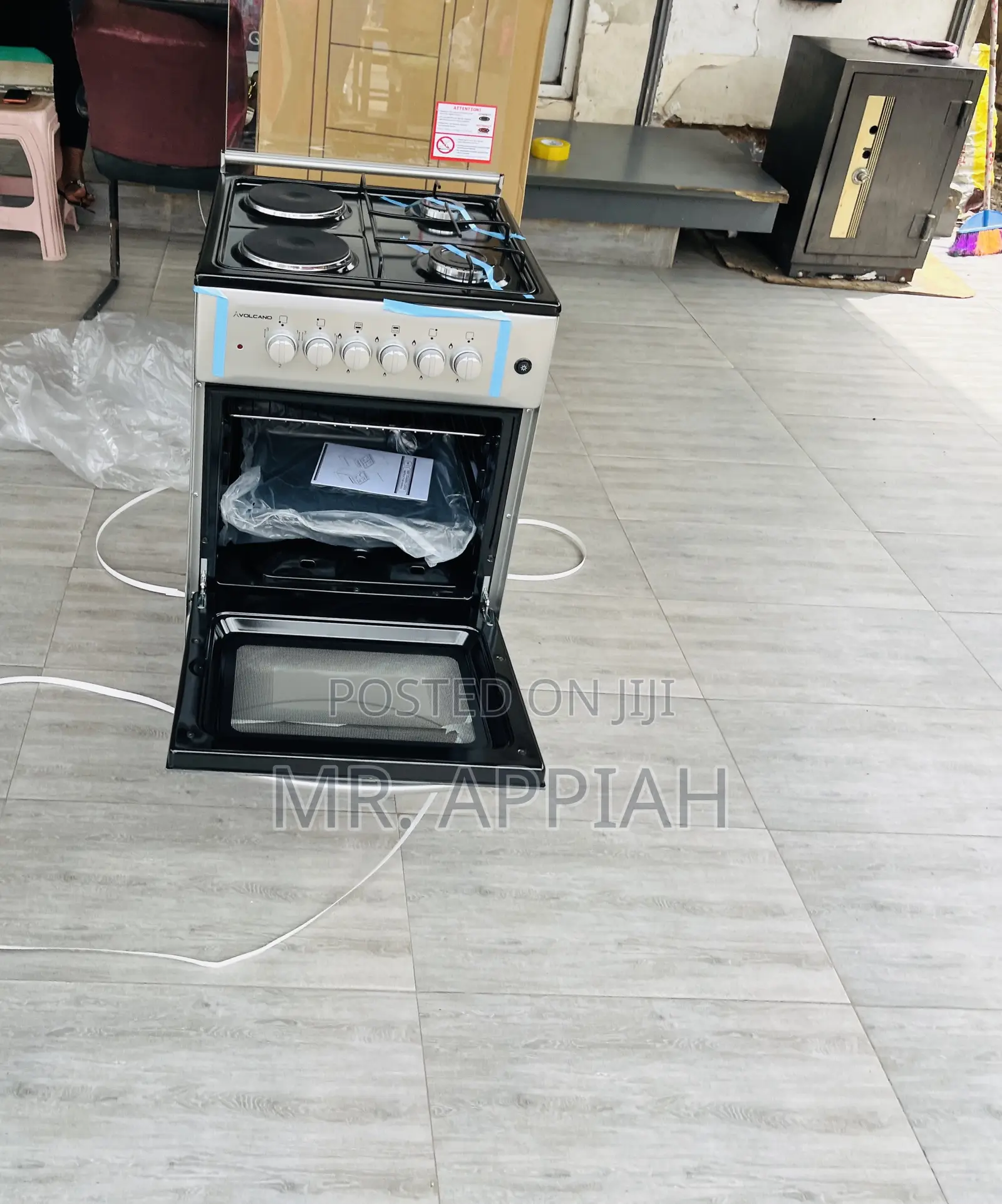 Order Unique Volcano 2 Gas With 2 Electric Burner(50x50cm)