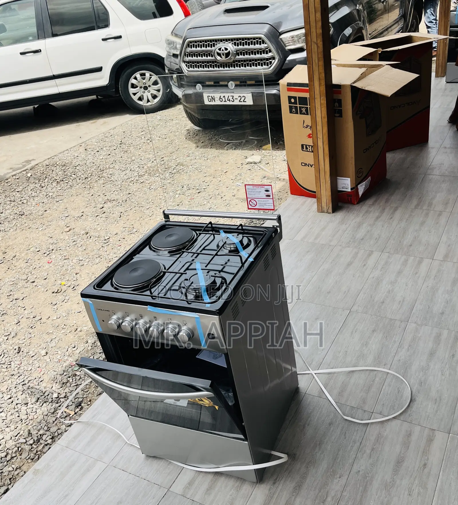 Choose Premium Volcano 2 + 2 Electric Burner(Gray)