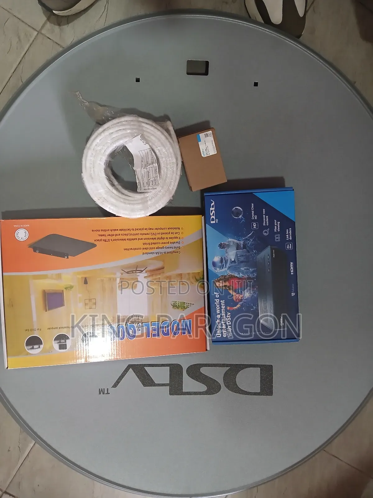 DSTV Full Set + Decoder Shelf
