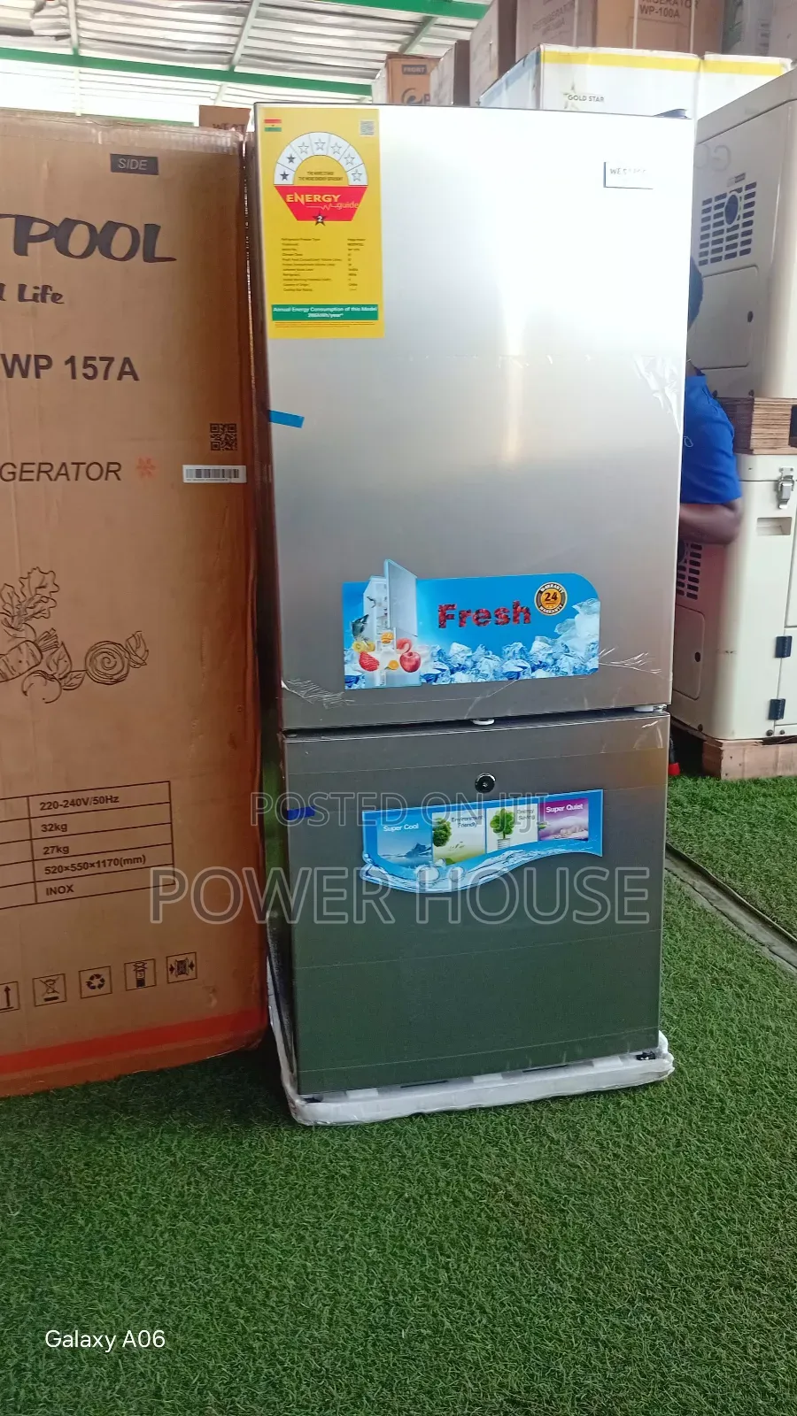 Westpool 117l Bottom Freezer Fridge – Compact Energy Saving
