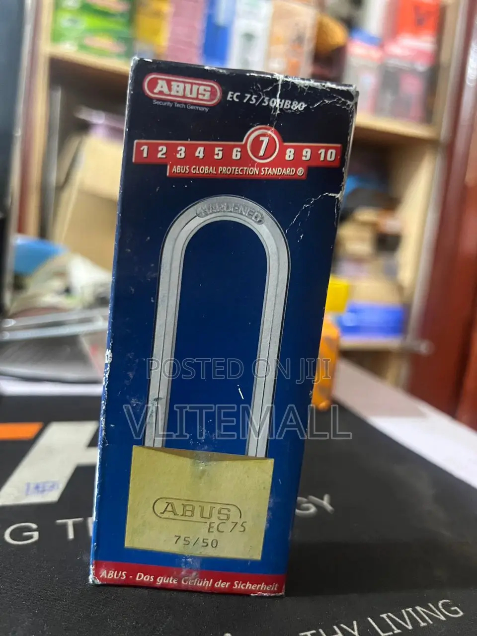 Abus Ec 75/30hb80 Solid Brass Padlock.