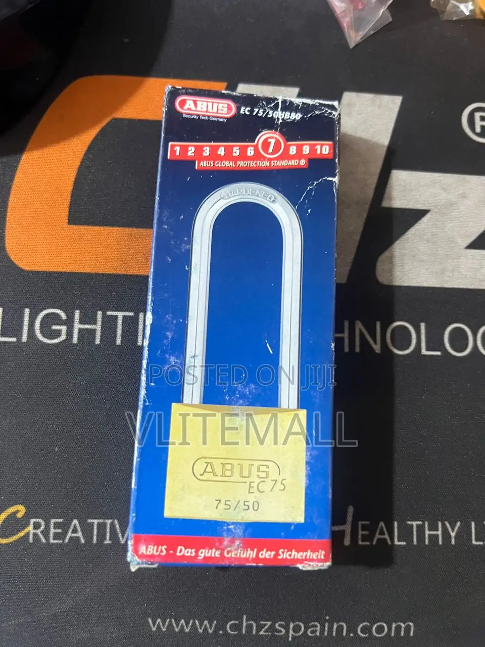 Abus Ec 75/30hb80 Solid Brass Padlock.