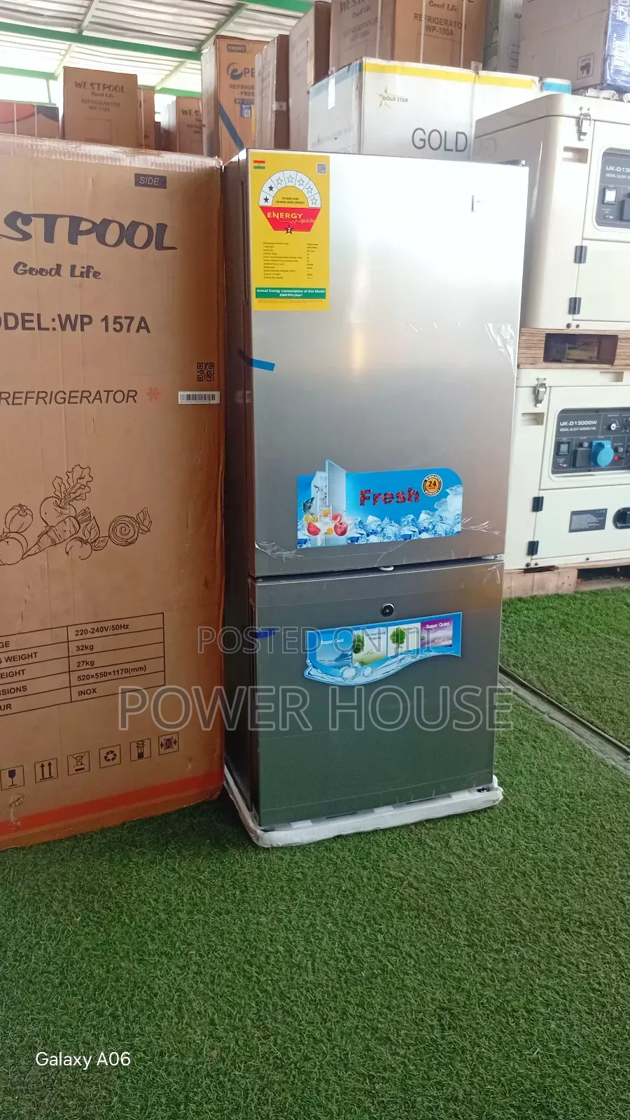 Westpool 117l Compact Refrigerator – Bottom Freezer Edition