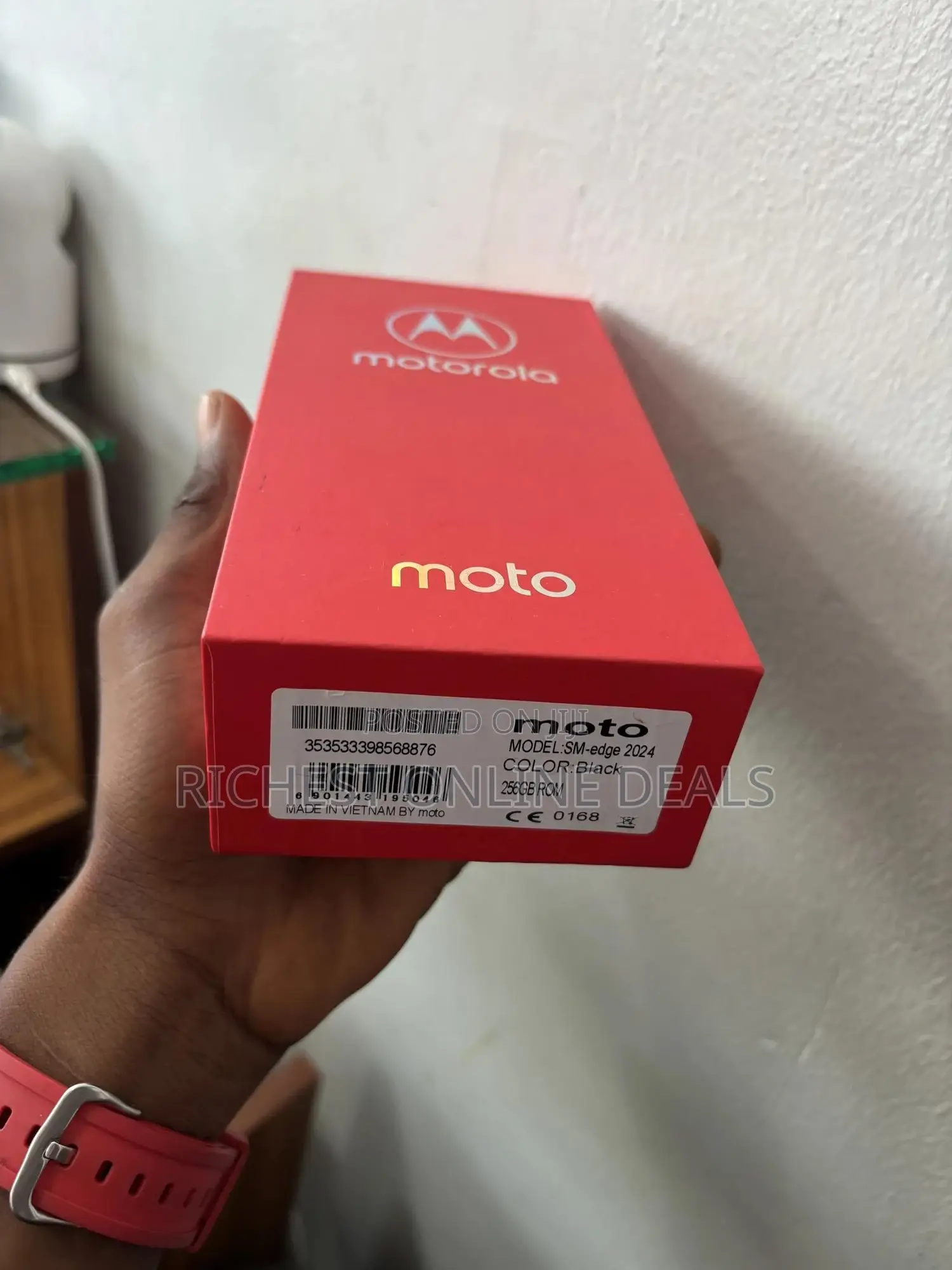 New Motorola Edge (2024) 256 GB Black