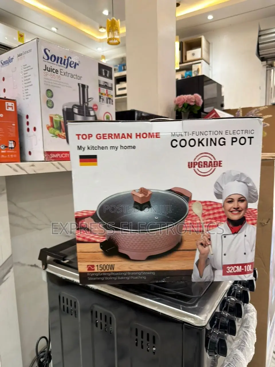 Long Lasting Effects Cooking Pot Electric 10l