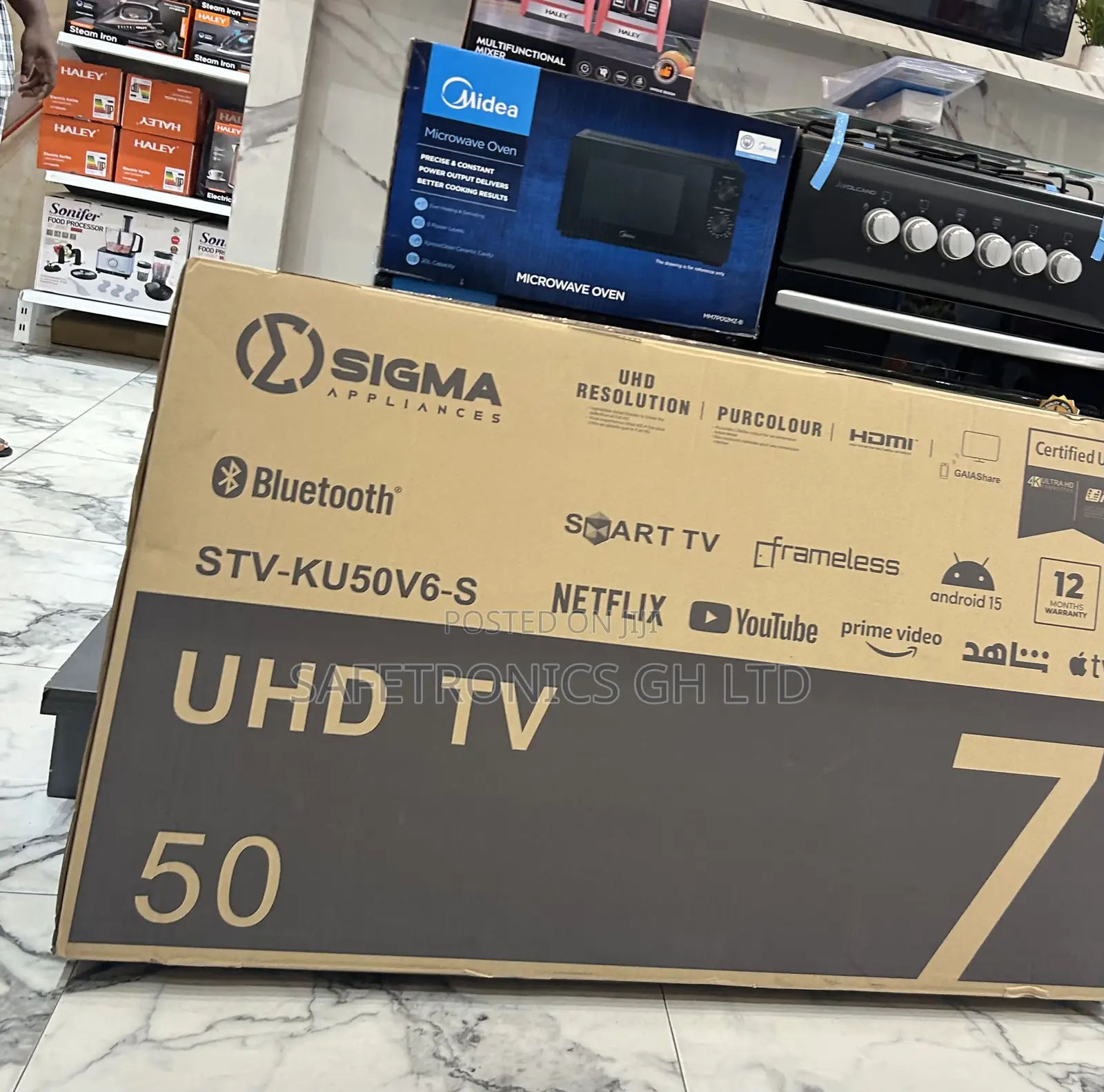 Newly Approved Smart 50 Inch Led Sigma Android Tv