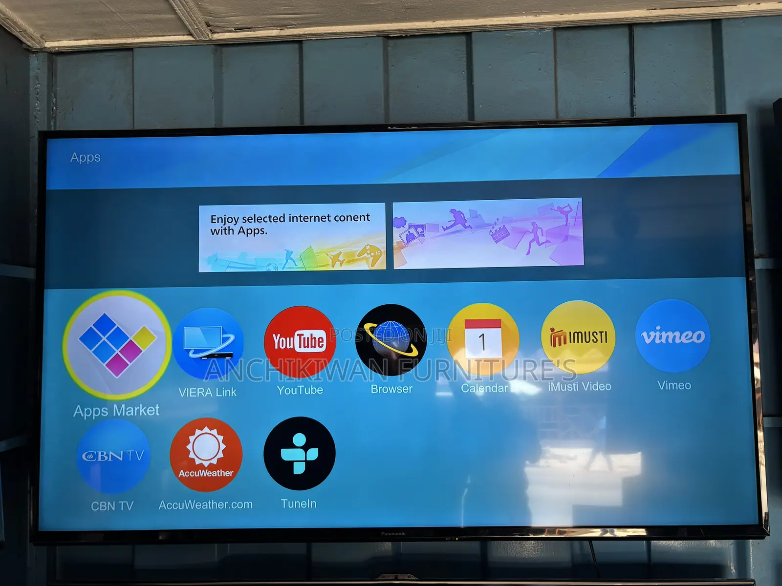 Panasonic 43 Inch Smart Hdr,Digital Satellite Bluetooth,Netflix Tv