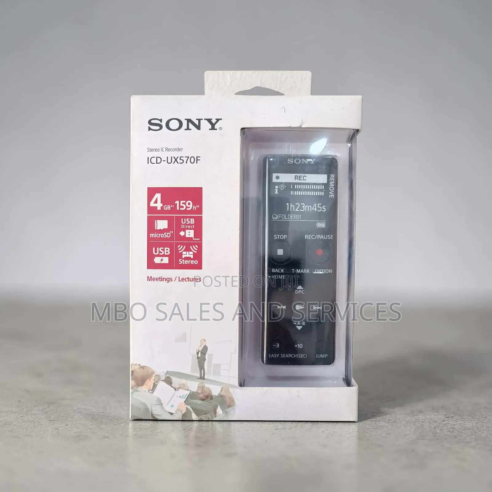Sony Icd-Ux570f Professional Recorder With Fm