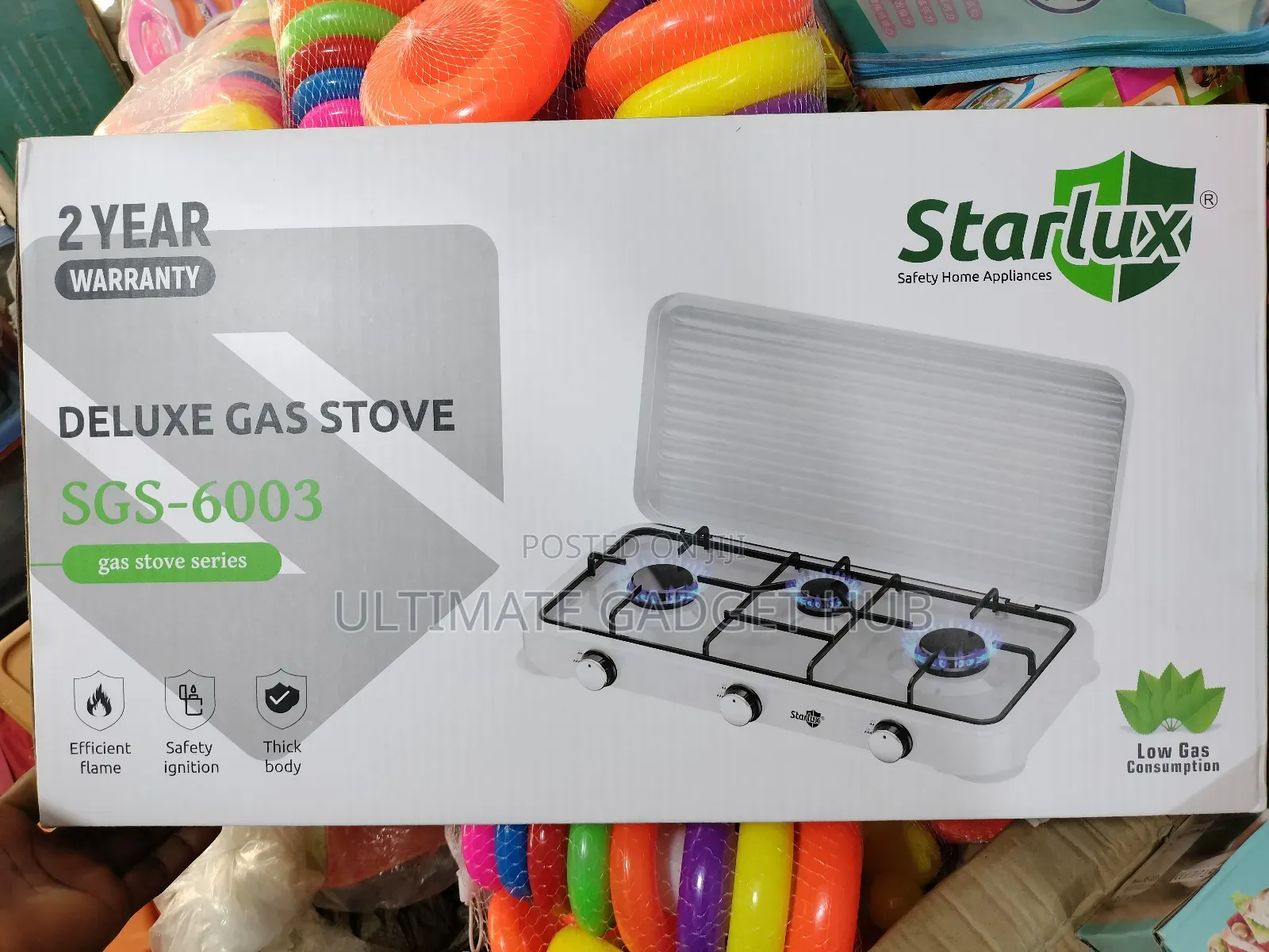 Three Burner Table Top Stove