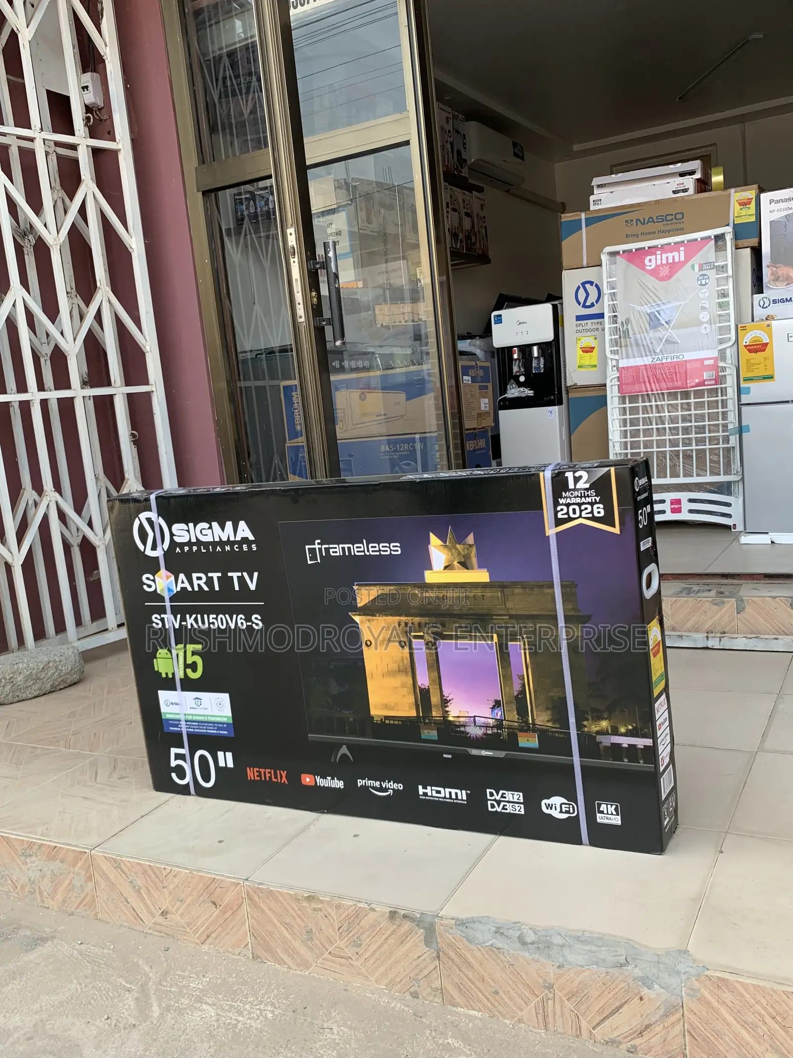 Sigma 50" Smart Tv (Stv-ku50v6-s) , Android Os, Hdr Dolby Audio