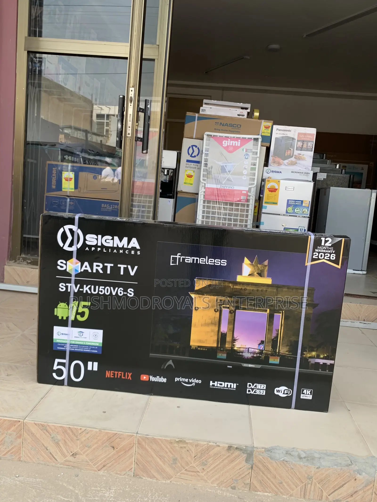 Sigma 50" Smart Tv (Stv-ku50v6-s) , Android Os, Hdr Dolby Audio