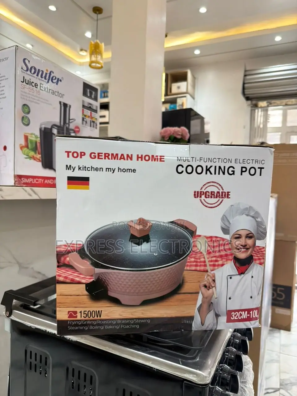 Hot  Deals on Multi Functional Electric Cooking Pot 10l