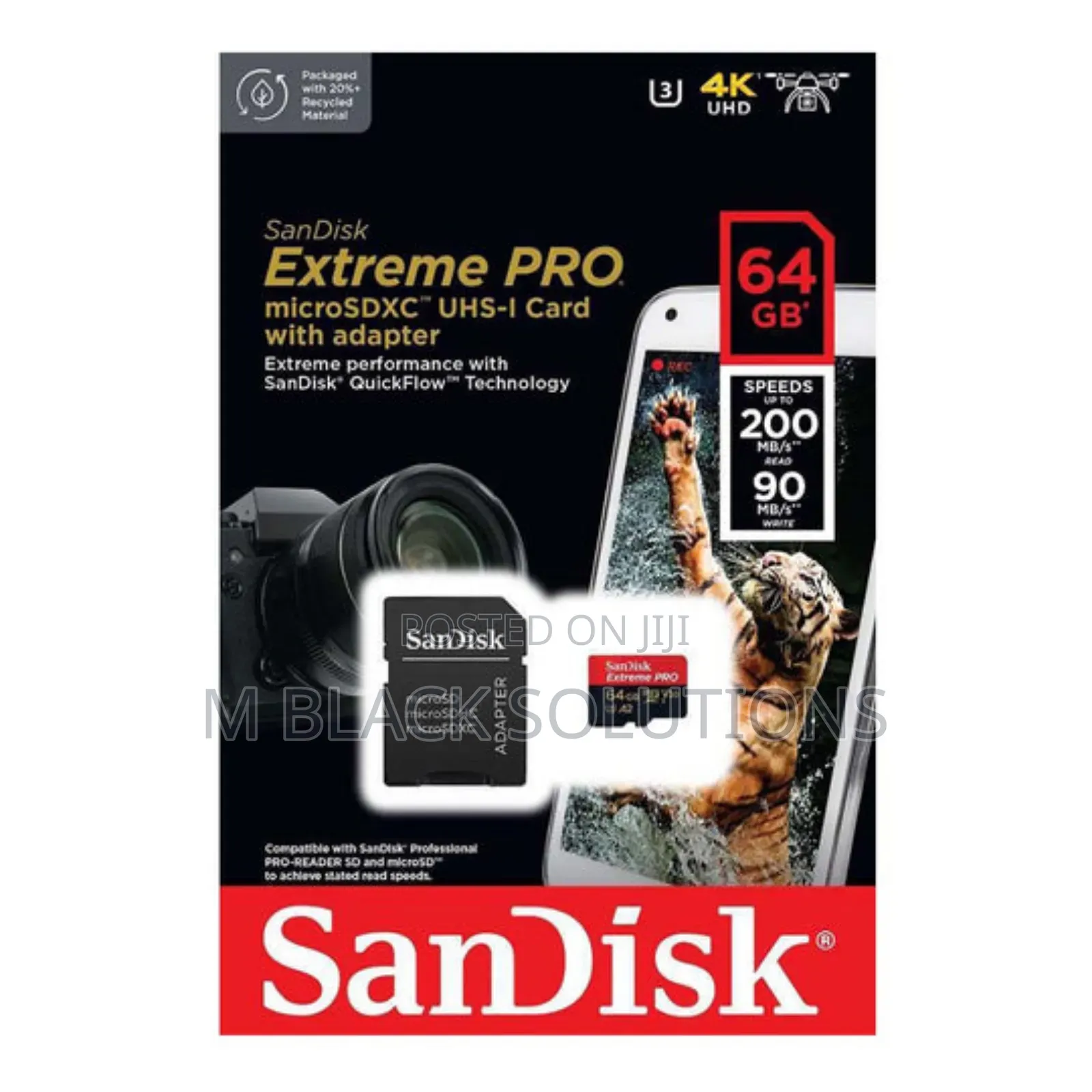 Sandisk Micro Sd 64gb 200mb/S Extreme Pro