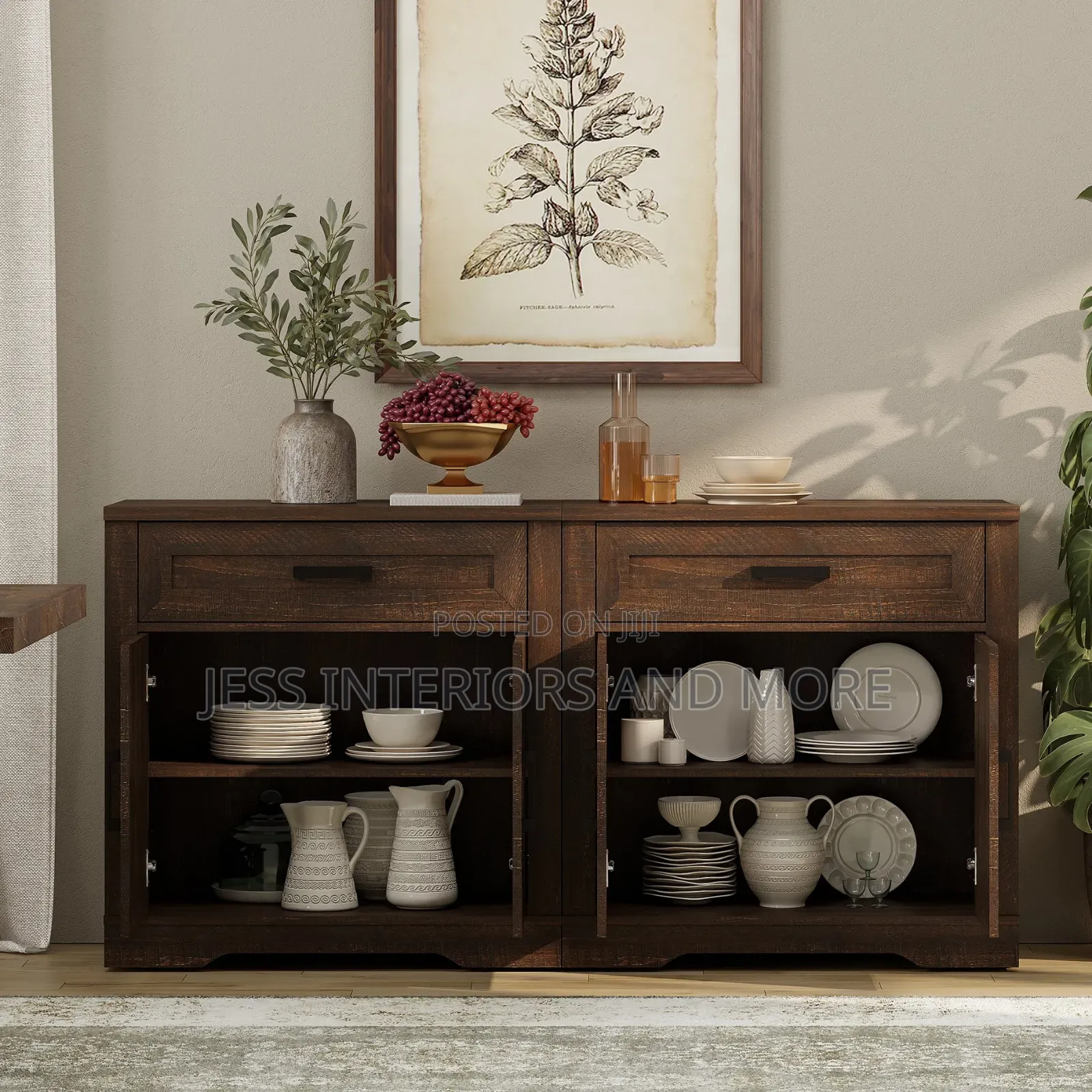 Buffet Cabinet With Drawers Doors