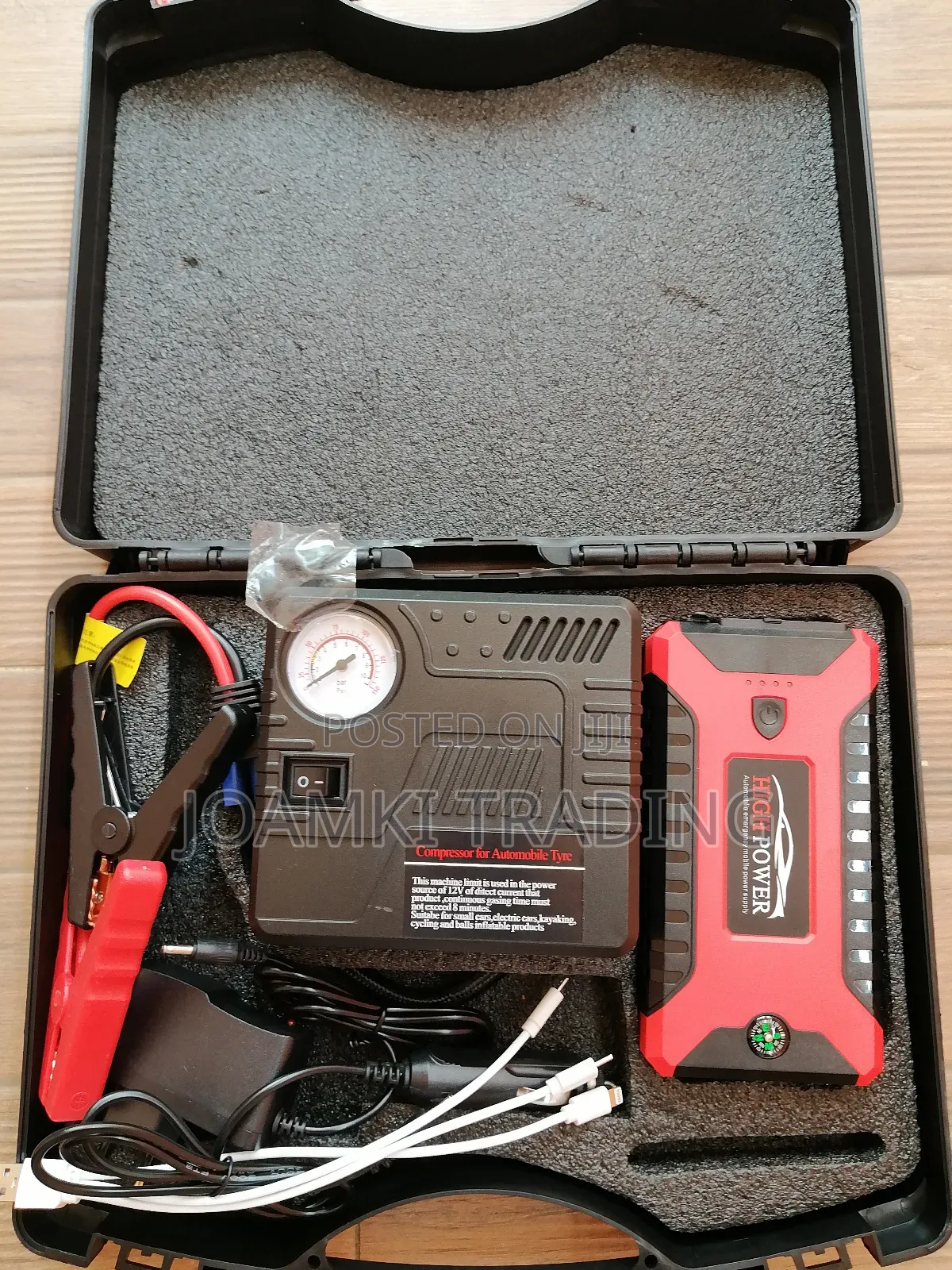 Car Jump Starter With Tyre Inflator